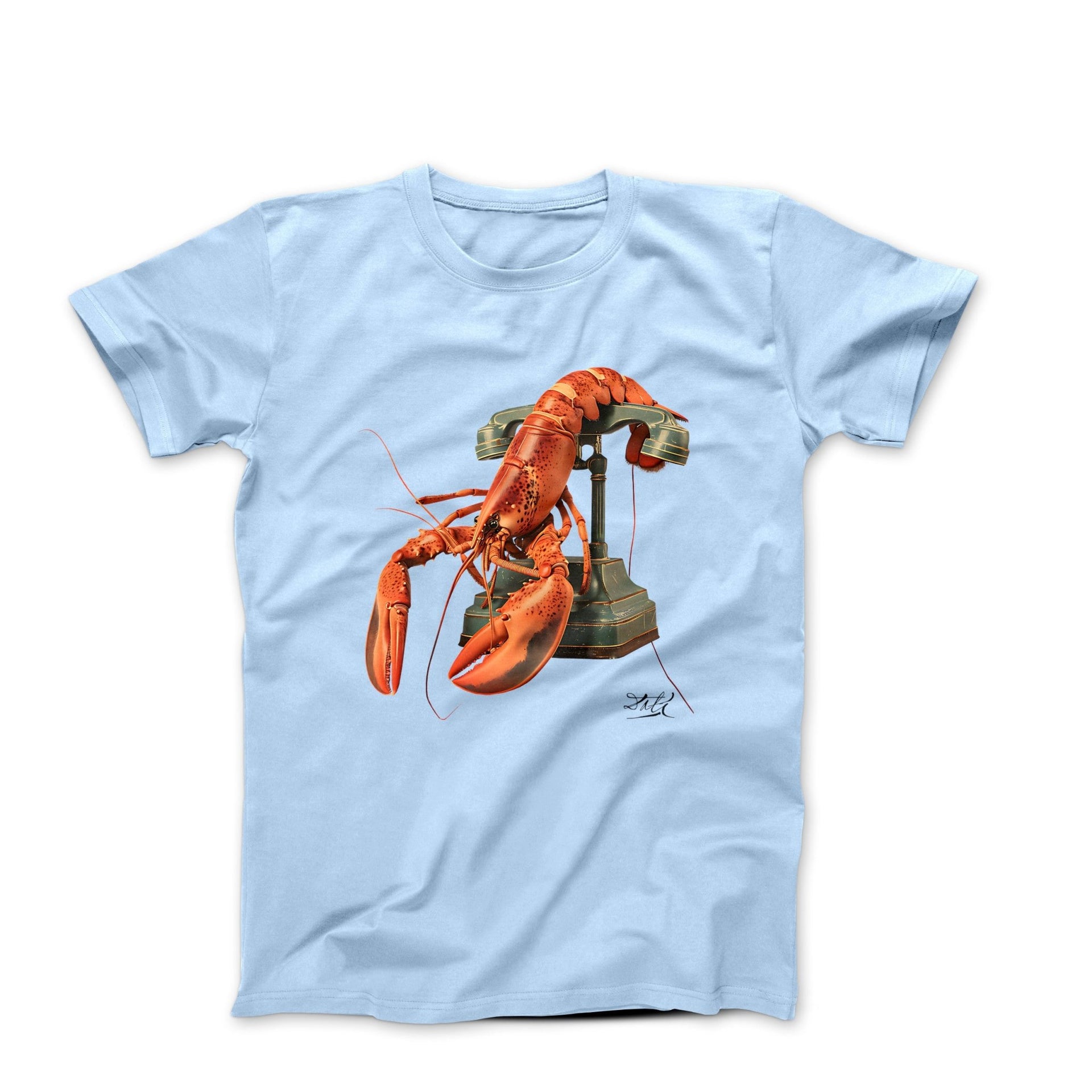 Dali Lobster Phone (1936) Artwork T-shirt - Greatest Artists - Harvey Ltd