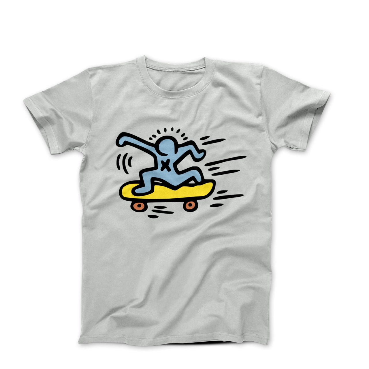 Man Skateboarding Street Art T-shirt - Street, Pop & Media Art - Harvey Ltd