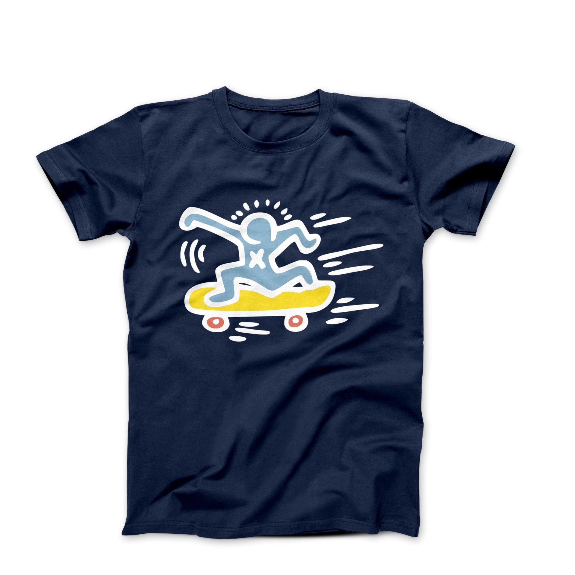 Man Skateboarding Street Art T-shirt - Street, Pop & Media Art - Harvey Ltd