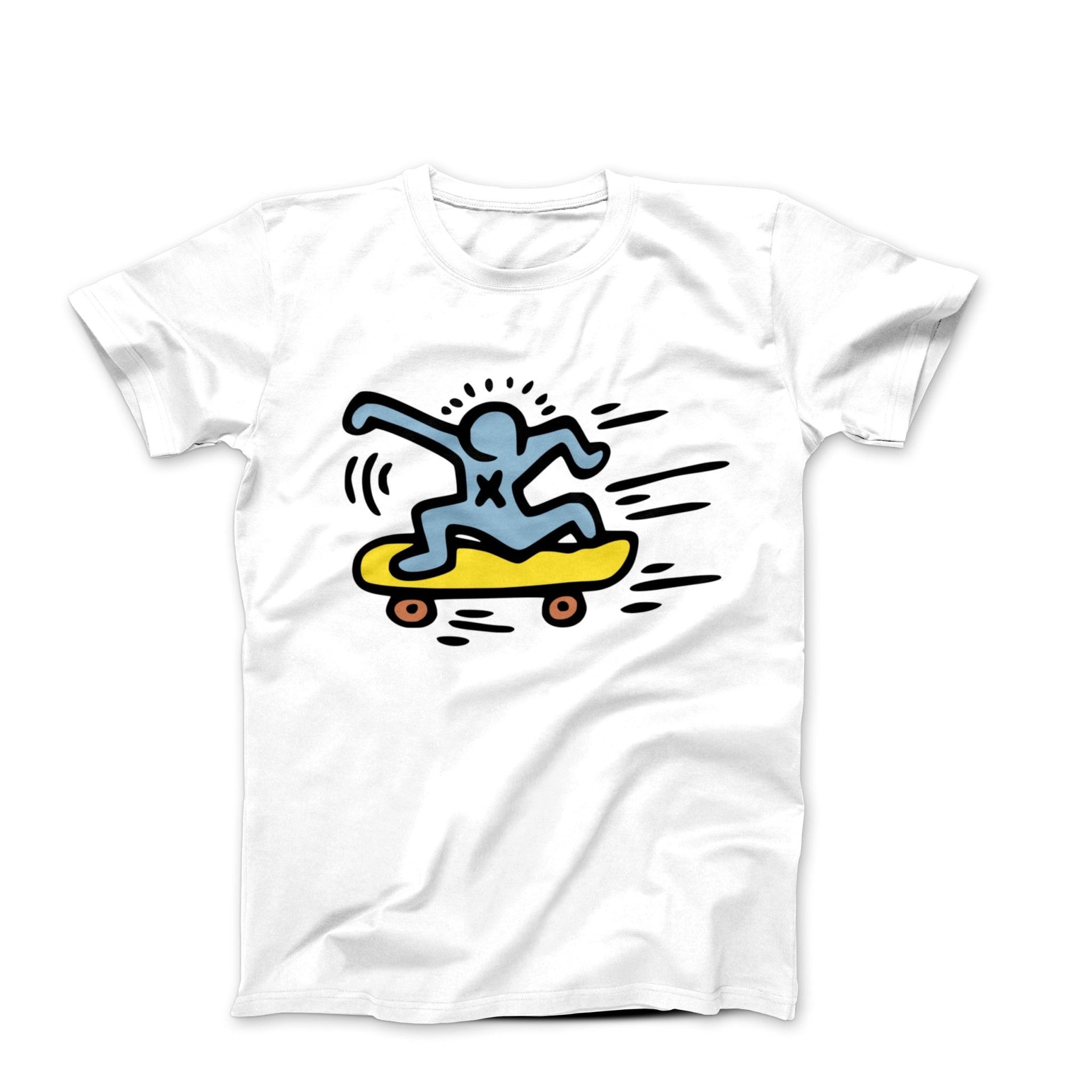 Man Skateboarding Street Art T-shirt - Street, Pop & Media Art - Harvey Ltd