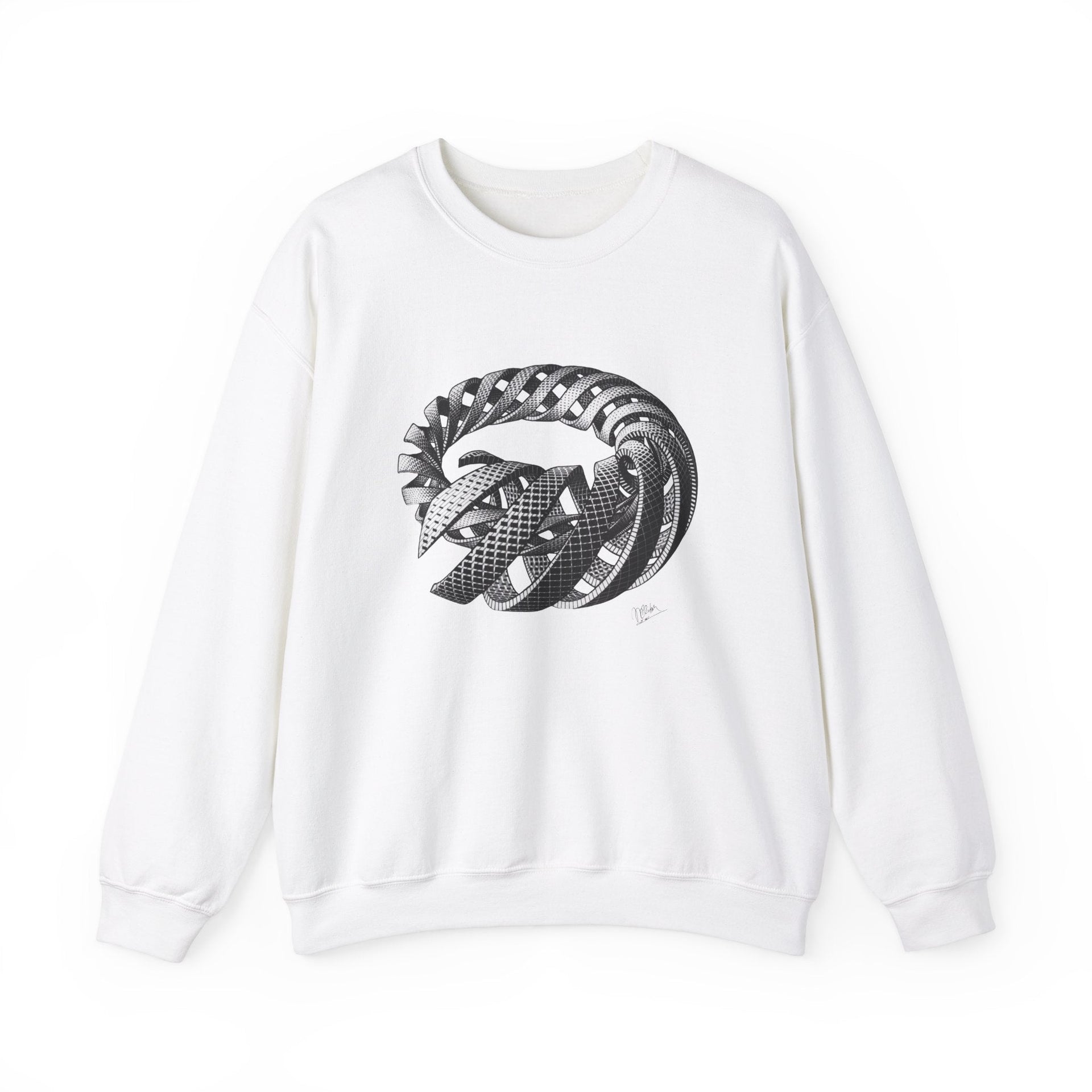 M.C. Escher Spirals Art Sweatshirt - Greatest Artists - Harvey Ltd