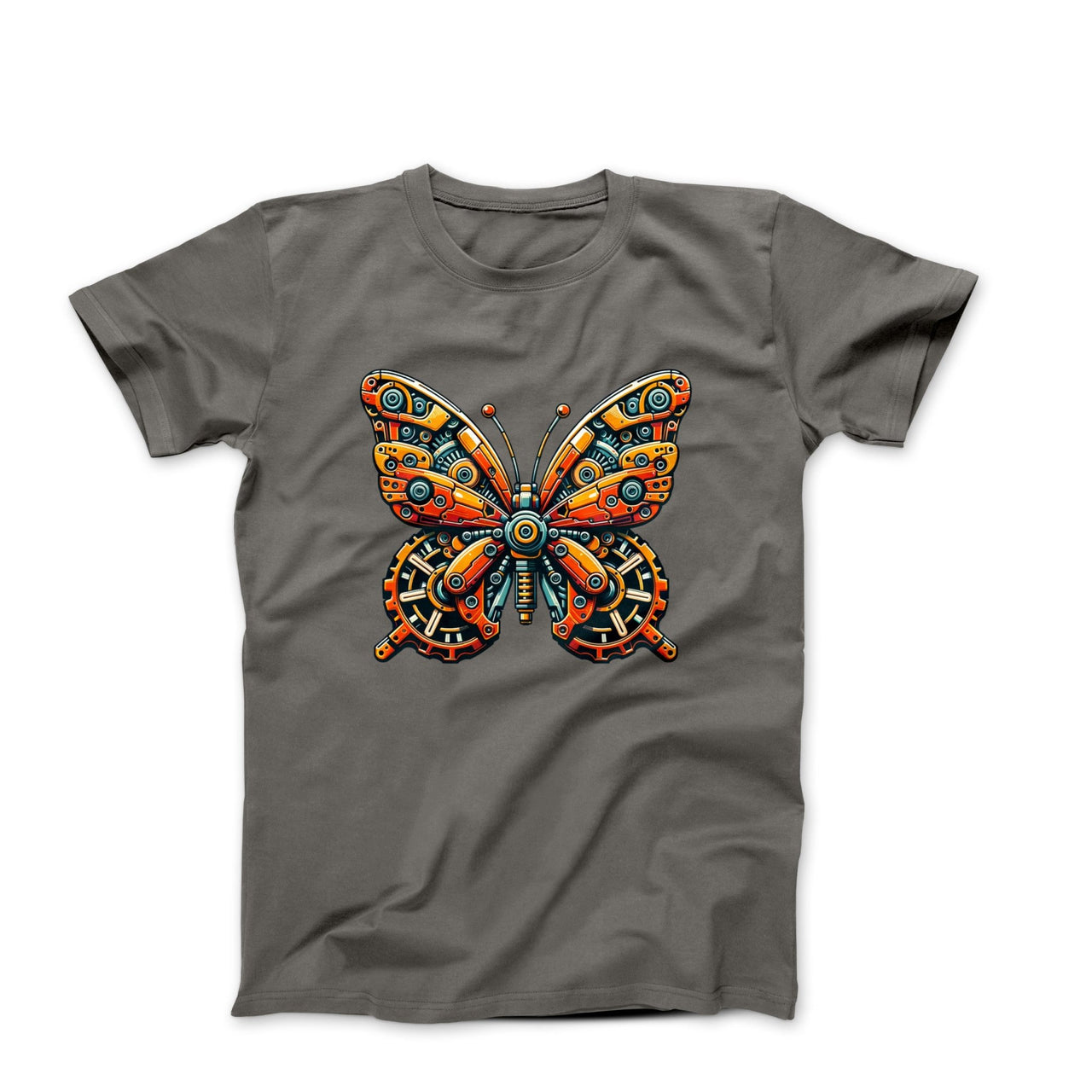 Mechanical Butterfly Illustration T-shirt - Plants, Garden & Food - Harvey Ltd