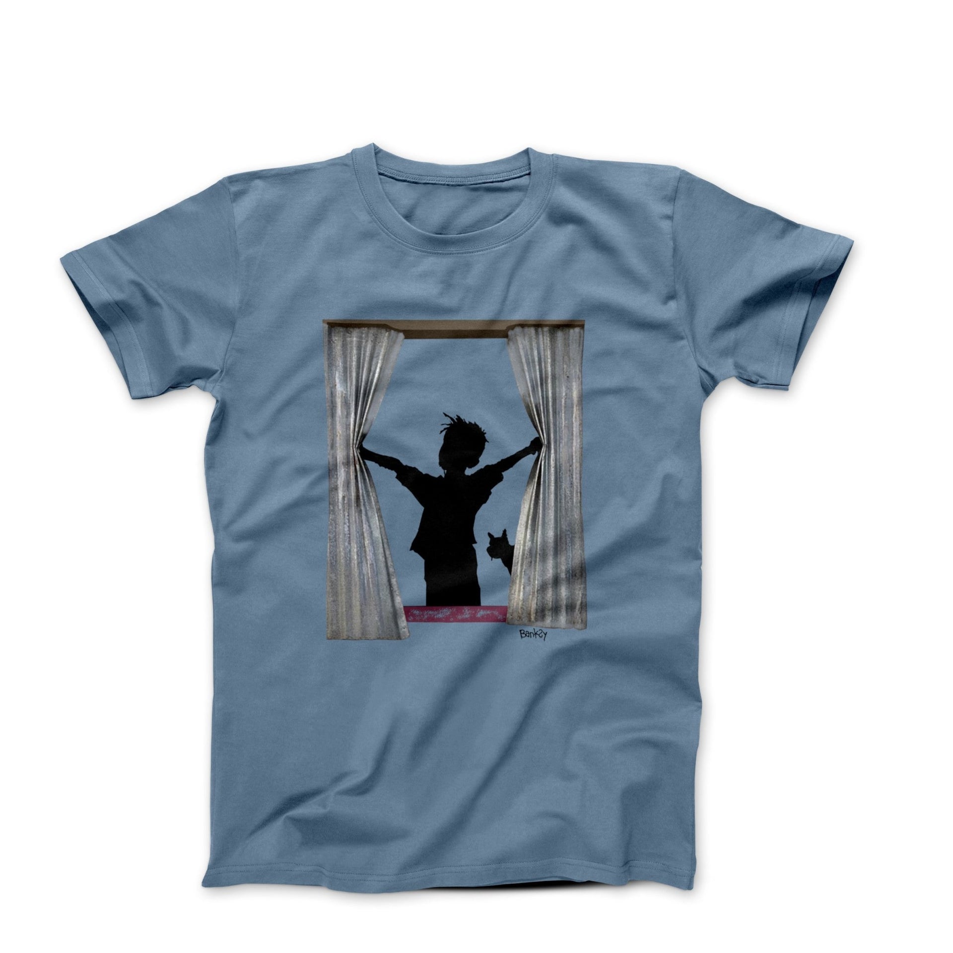 Banksy Morning Is Broken Street Art T-shirt - Street, Pop & Media Art - Harvey Ltd