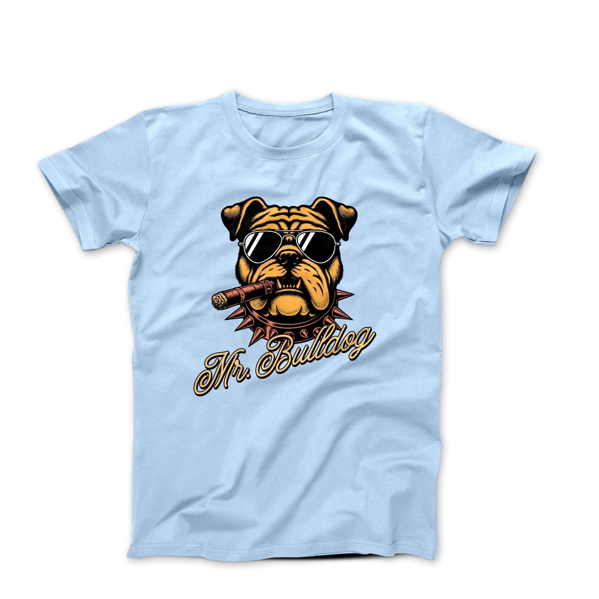 Mr. Bulldog Character Illustration T-shirt - Pets & Animals - Harvey Ltd