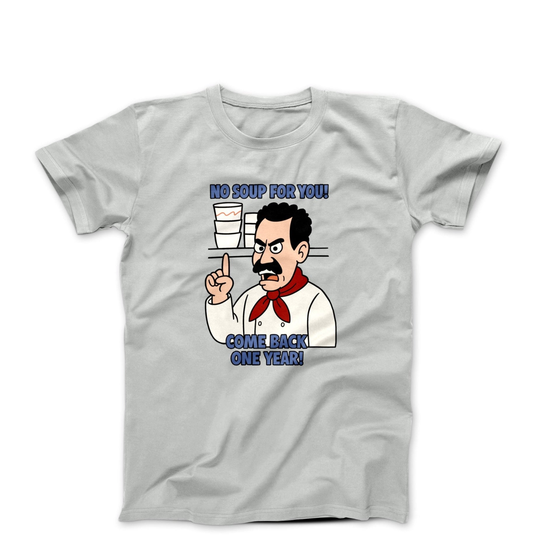No Soup for You! Illustration T-Shirt - Comics, Movies & Music - Harvey Ltd