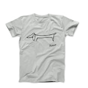 Pablo Picasso Dachshund (Lump) Artwork T - Shirt - Clothing - Harvey Ltd