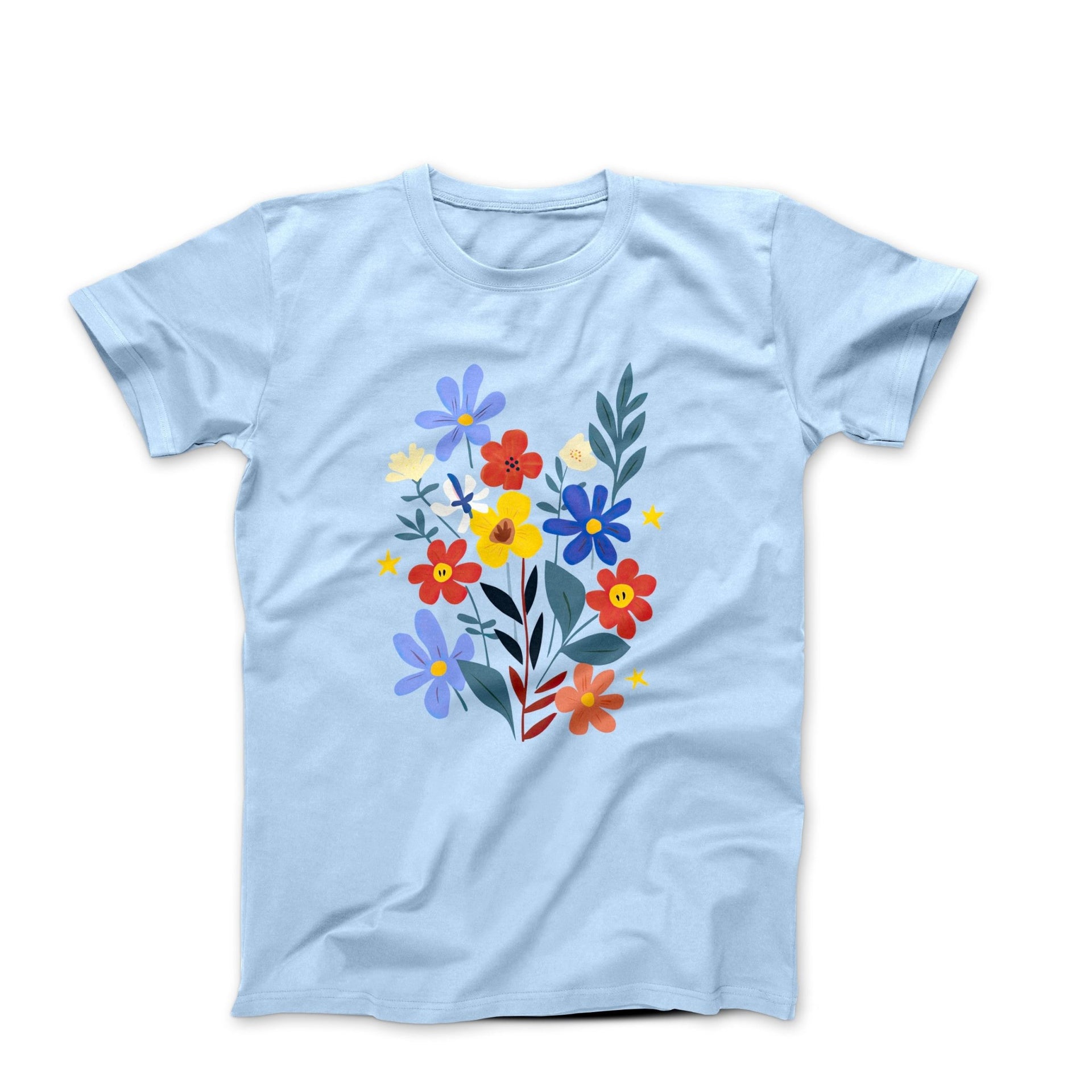 Painted by Nature's Hand Illustration T-shirt - Plants, Garden & Food - Harvey Ltd
