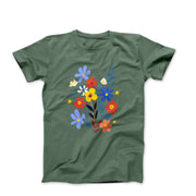 Painted by Nature's Hand Illustration T-shirt - Plants, Garden & Food - Harvey Ltd