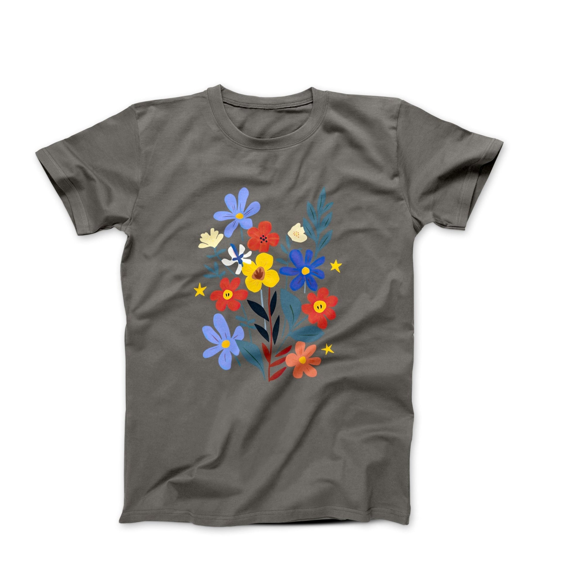 Painted by Nature's Hand Illustration T-shirt - Plants, Garden & Food - Harvey Ltd