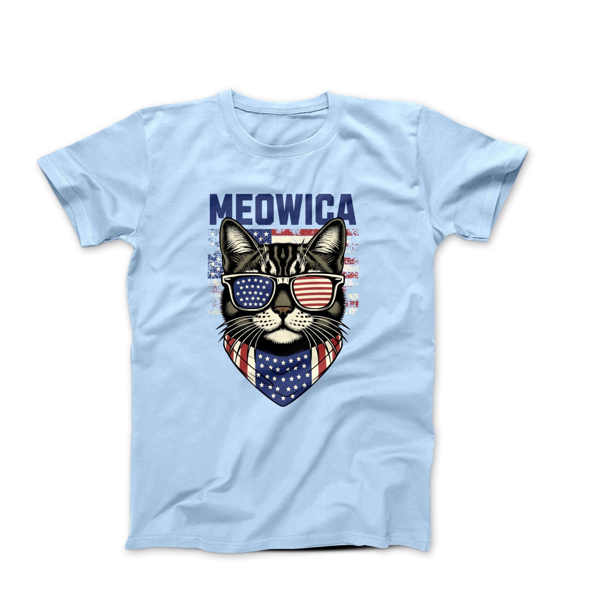 Patriot Cat Illustration T-shirt - Movies, TV & Others - Harvey Ltd