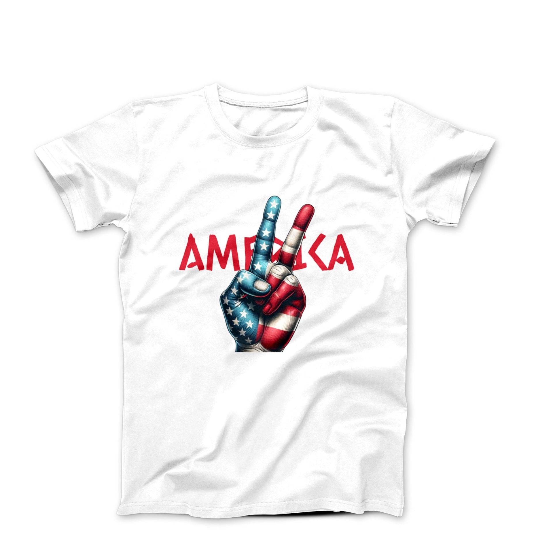 Peace Love America Illustration T-shirt - Movies, TV & Others - Harvey Ltd