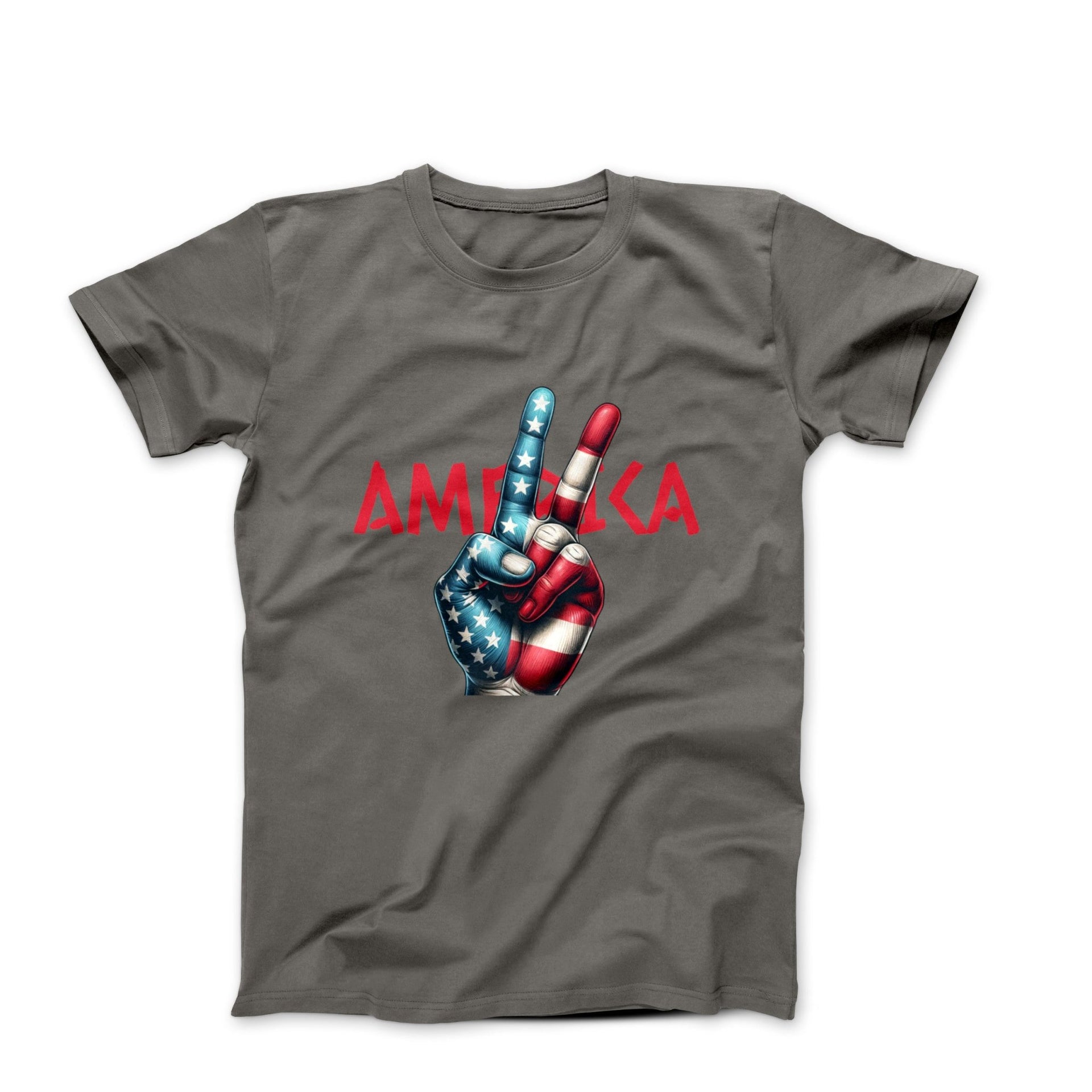 Peace Love America Illustration T-shirt - Movies, TV & Others - Harvey Ltd