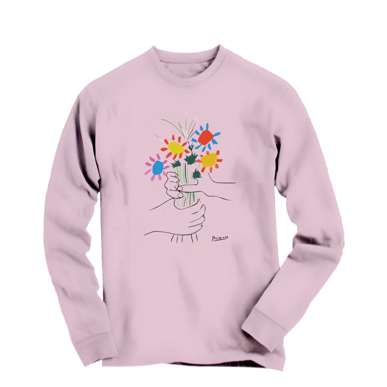 Picasso Bouquet of Peace (1958) Long Sleeve Tee - Greatest Artists - Harvey Ltd