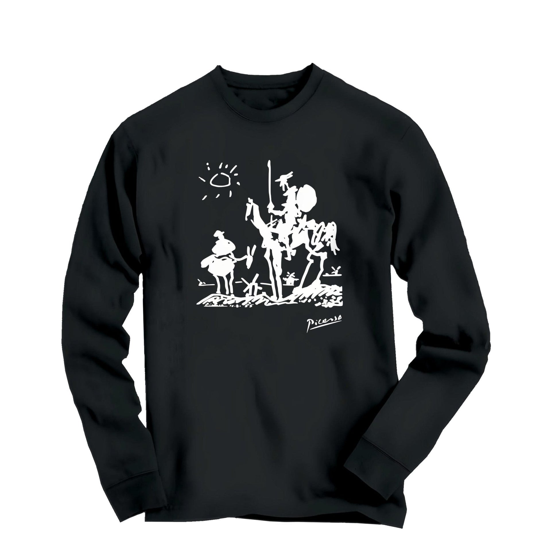 Picasso Don Quixote of La Mancha Long Sleeve Tee - Greatest Artists - Harvey Ltd