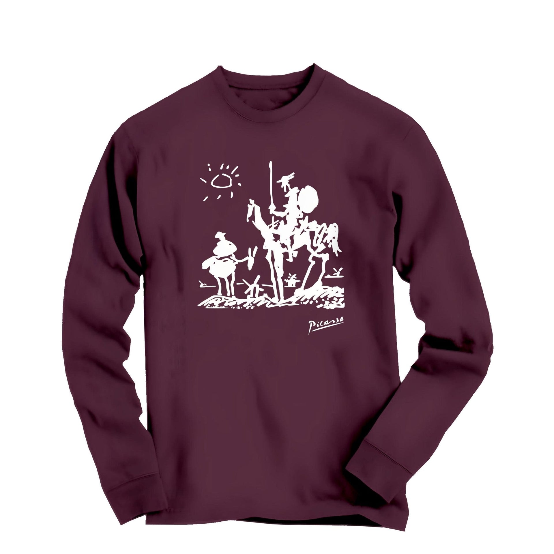 Picasso Don Quixote of La Mancha Long Sleeve Tee - Greatest Artists - Harvey Ltd