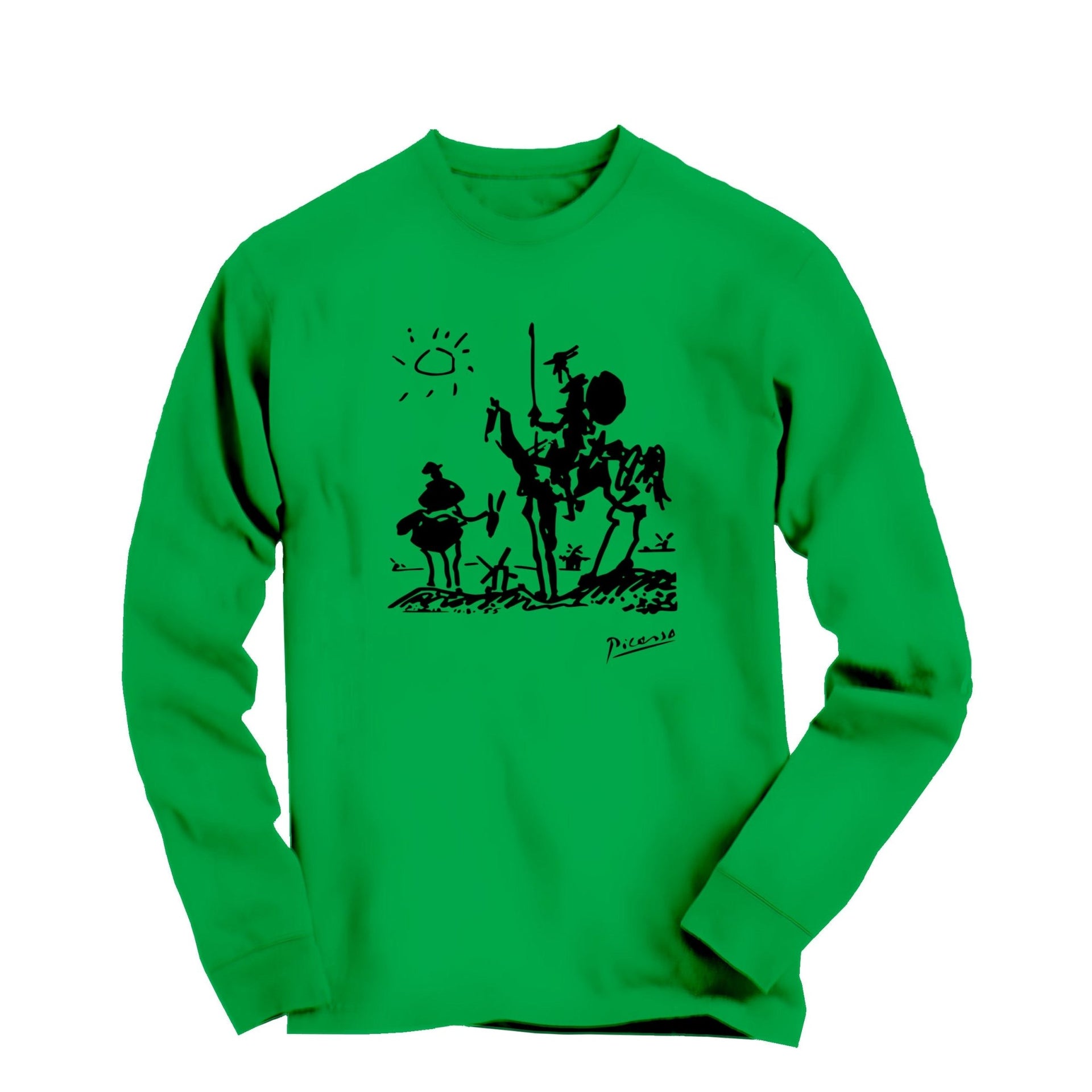 Picasso Don Quixote of La Mancha Long Sleeve Tee - Greatest Artists - Harvey Ltd