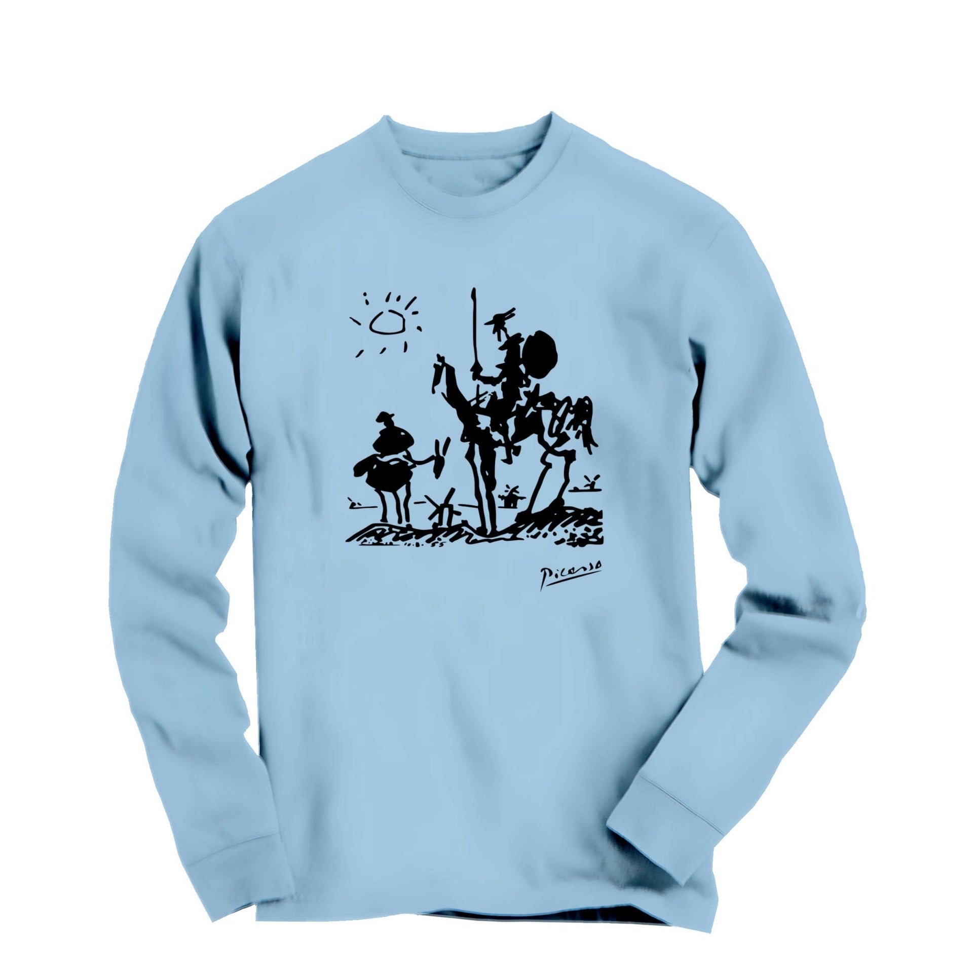 Picasso Don Quixote of La Mancha Long Sleeve Tee - Greatest Artists - Harvey Ltd
