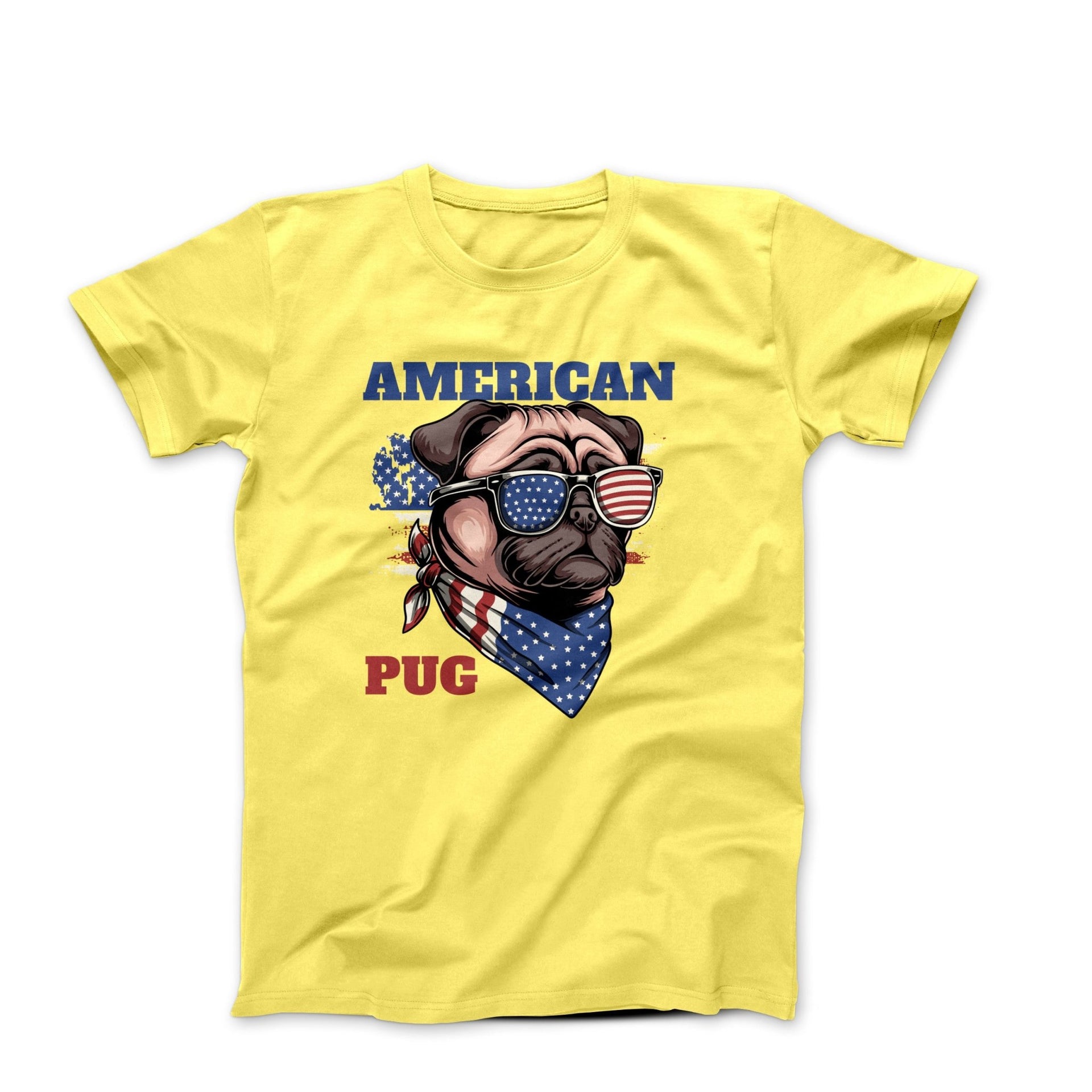American Pug Illustration T-shirt - Pets - Harvey Ltd