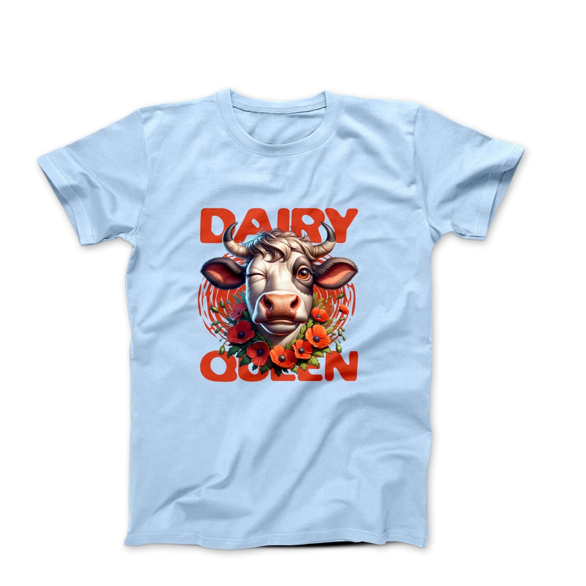 Queen of Dairy Illustration T-shirt - Humorous, Lifestyle & Others - Harvey Ltd