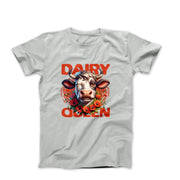 Queen of Dairy Illustration T-shirt - Humorous, Lifestyle & Others - Harvey Ltd