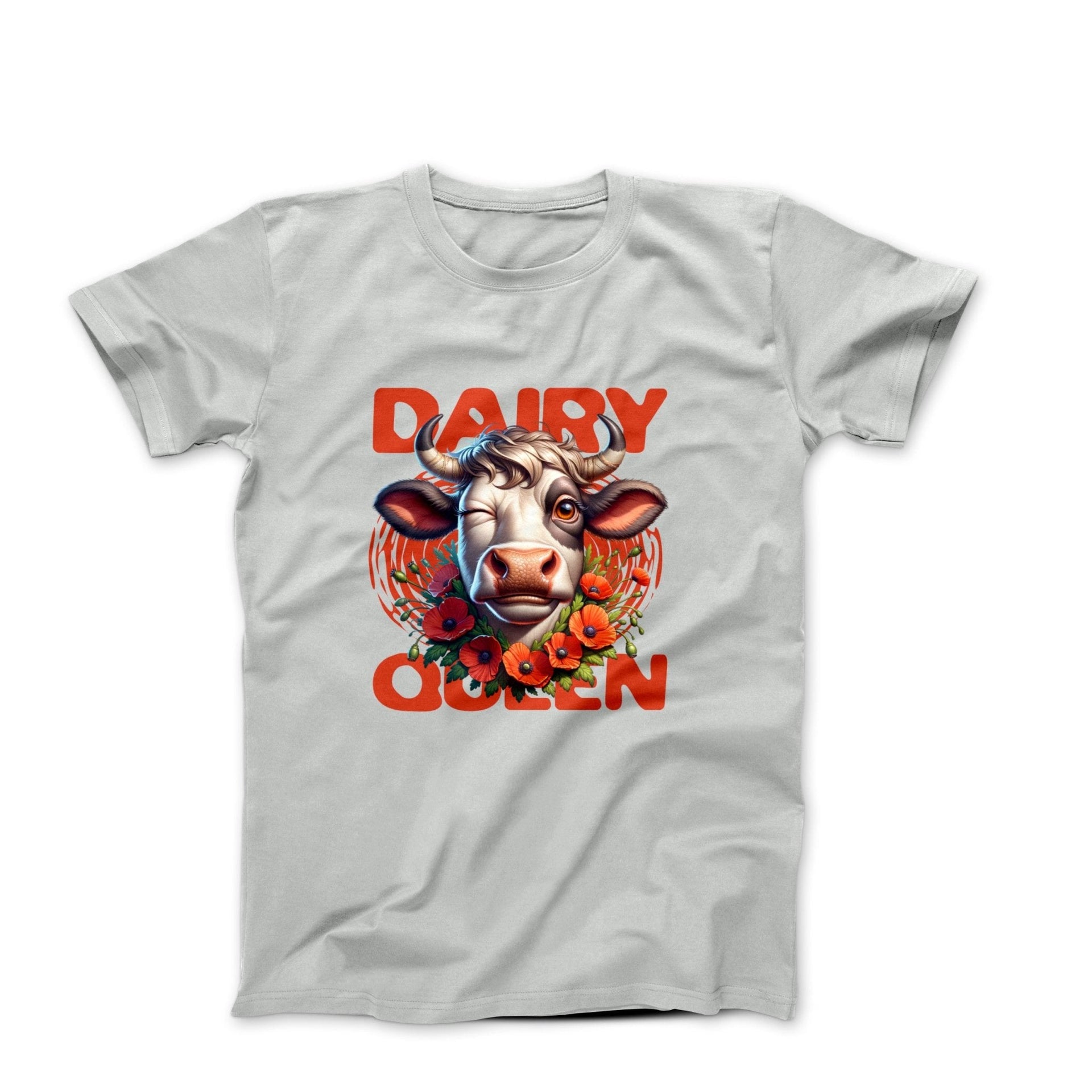 Queen of Dairy Illustration T-shirt - Humorous, Lifestyle & Others - Harvey Ltd