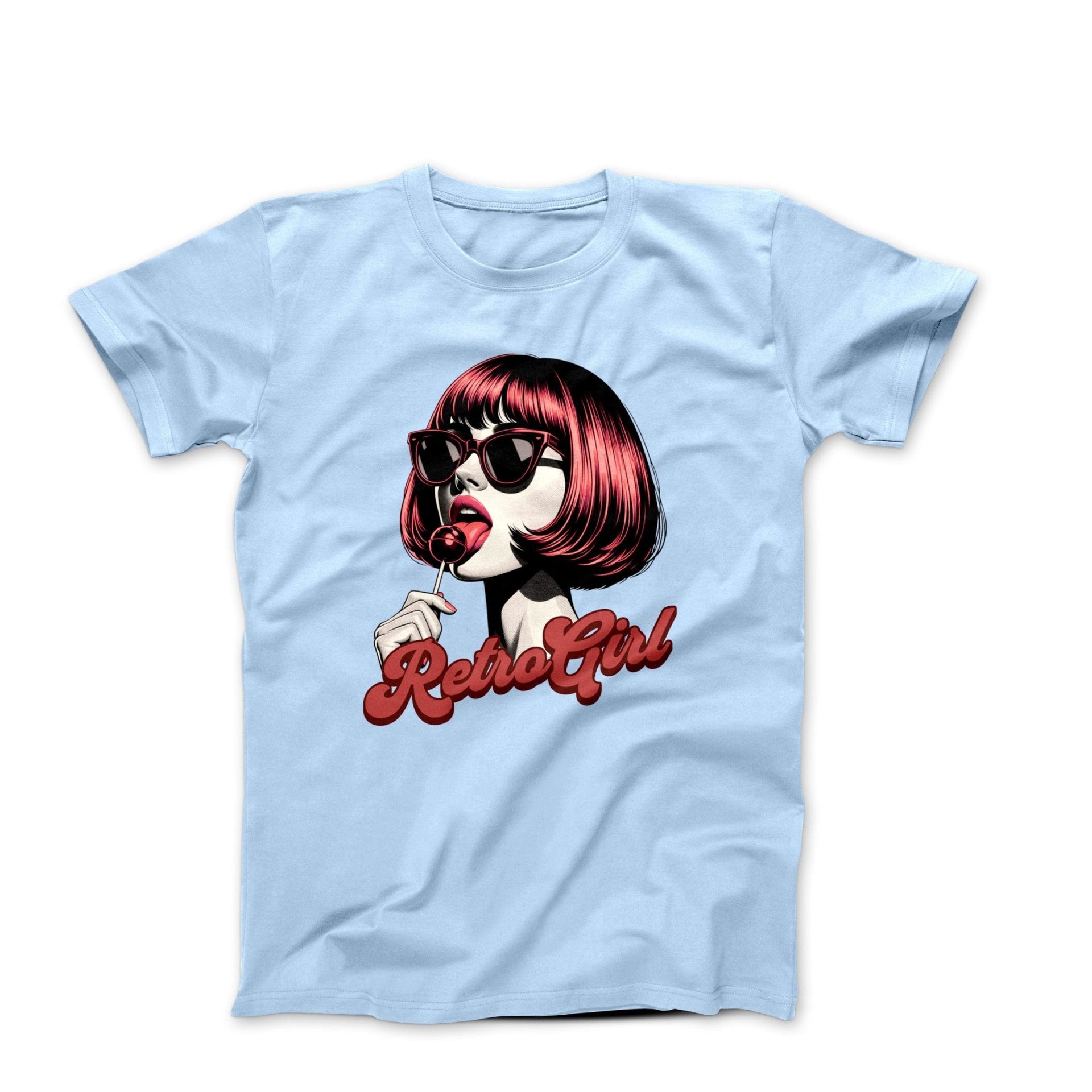 Retro Girl Digital Illustration T-shirt - Humorous, Lifestyle & Others - Harvey Ltd