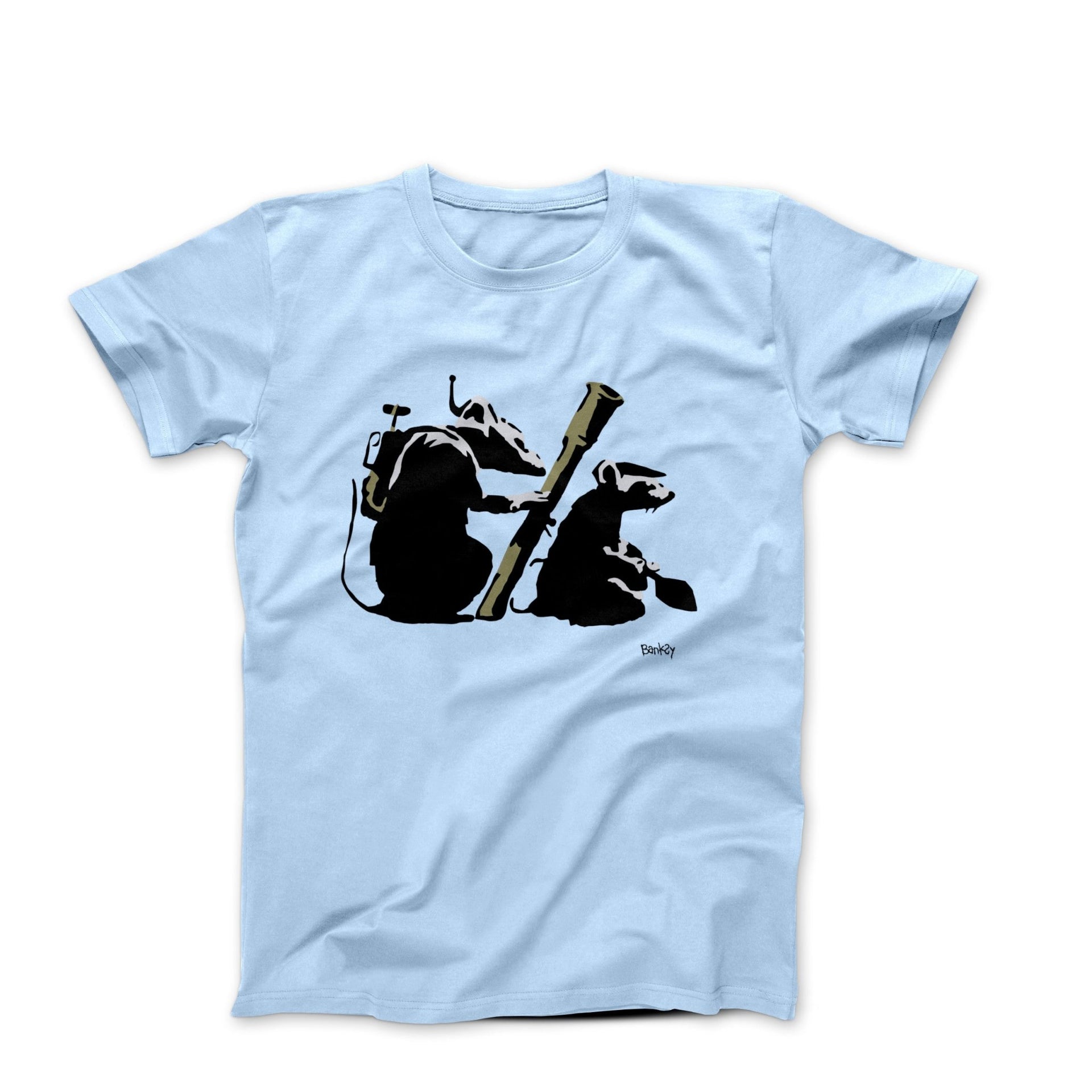 Banksy Rocket Launcher Rats Street Art T-shirt - Street, Pop & Media Art - Harvey Ltd
