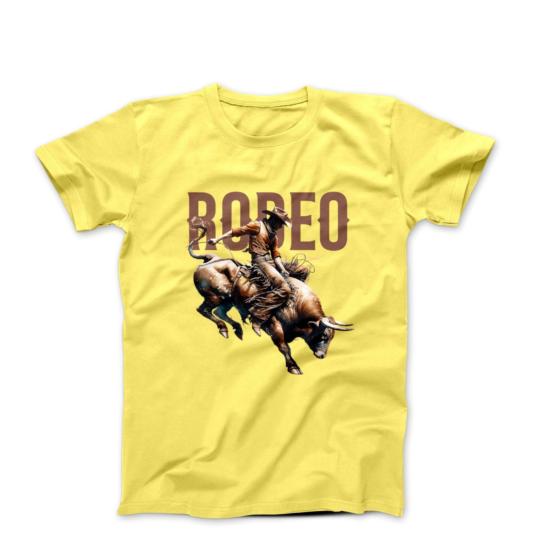 Rodeo Bull Illustration T-shirt - Americana & Patriotic - Harvey Ltd