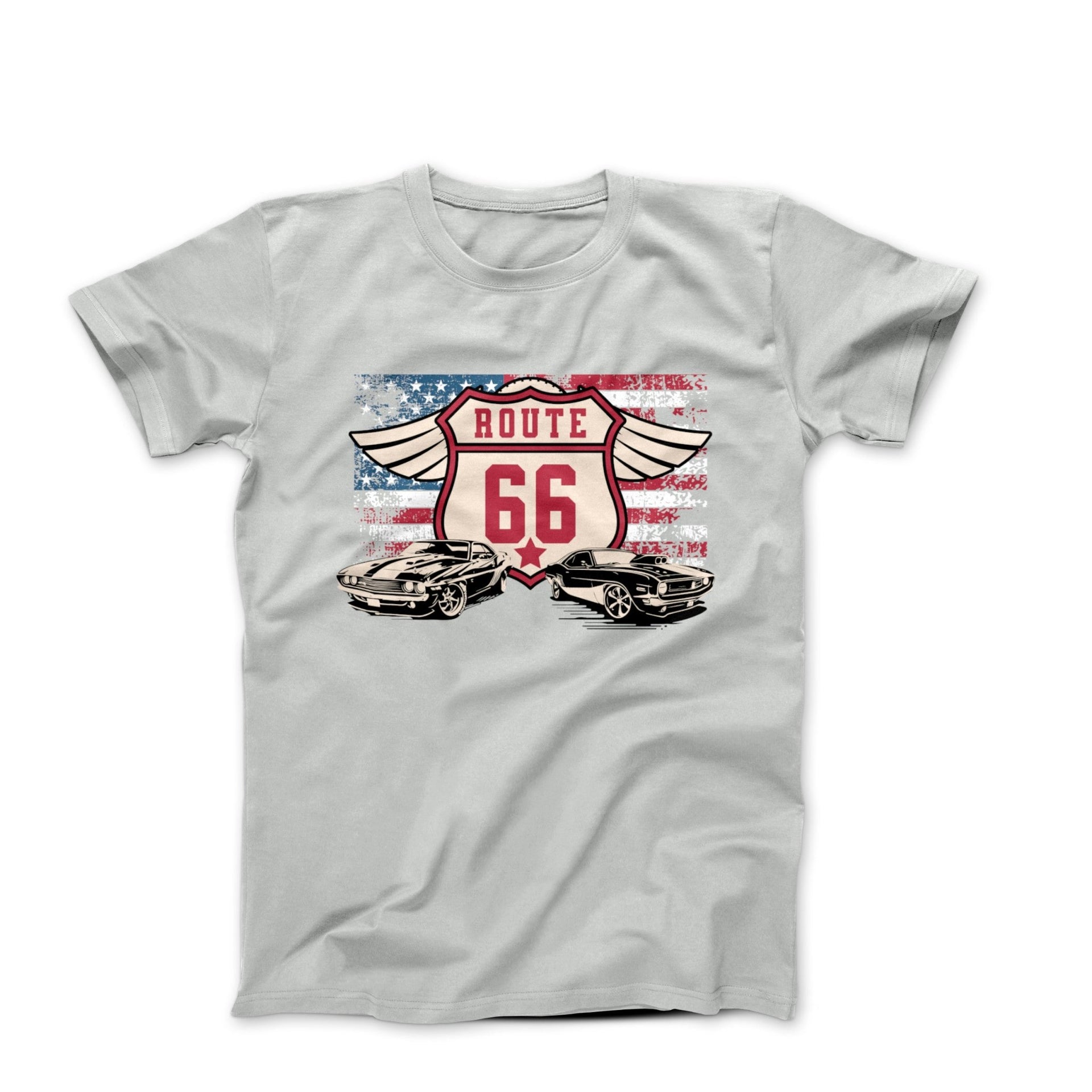 Route 66 Vintage Illustration T-shirt - Movies, TV & Others - Harvey Ltd
