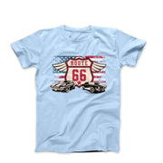Route 66 Vintage Illustration T-shirt - Movies, TV & Others - Harvey Ltd