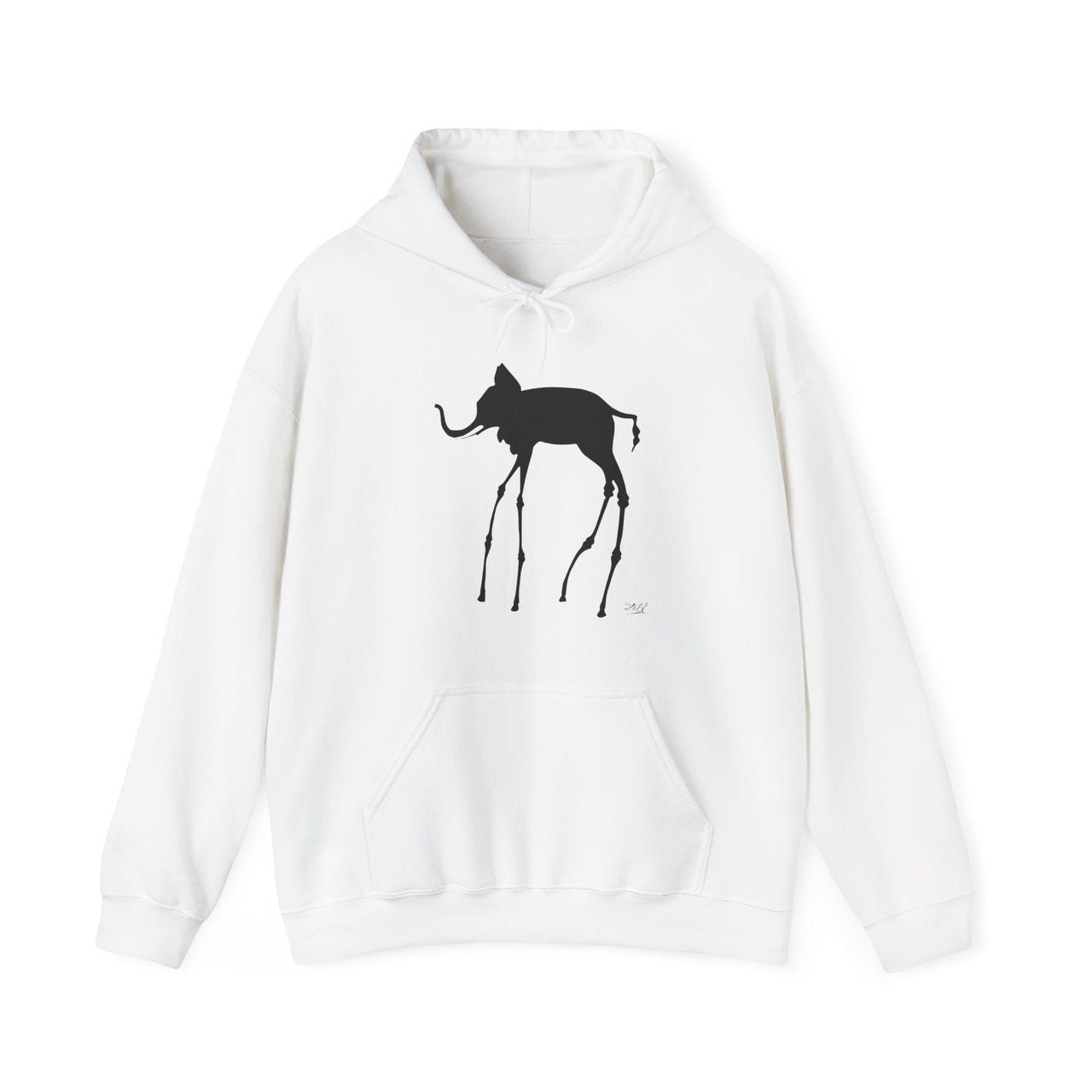 Salvador Dali The Elephants (1948) Artwork Hoodie - Greatest Artists - Harvey Ltd