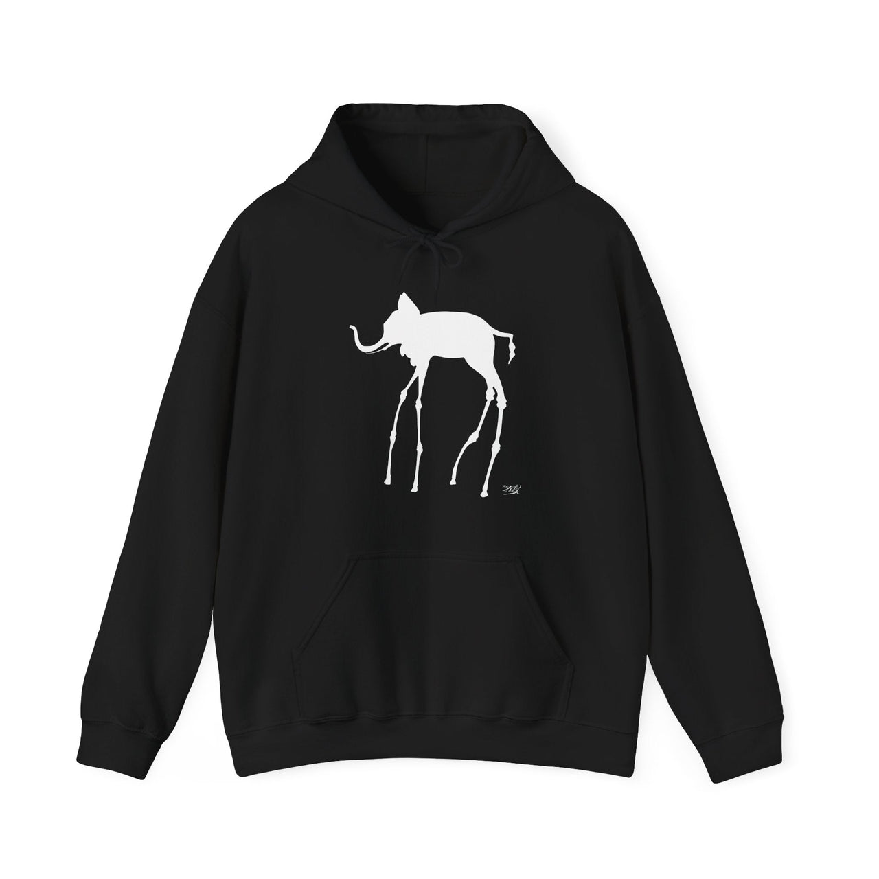 Salvador Dali The Elephants (1948) Artwork Hoodie - Greatest Artists - Harvey Ltd