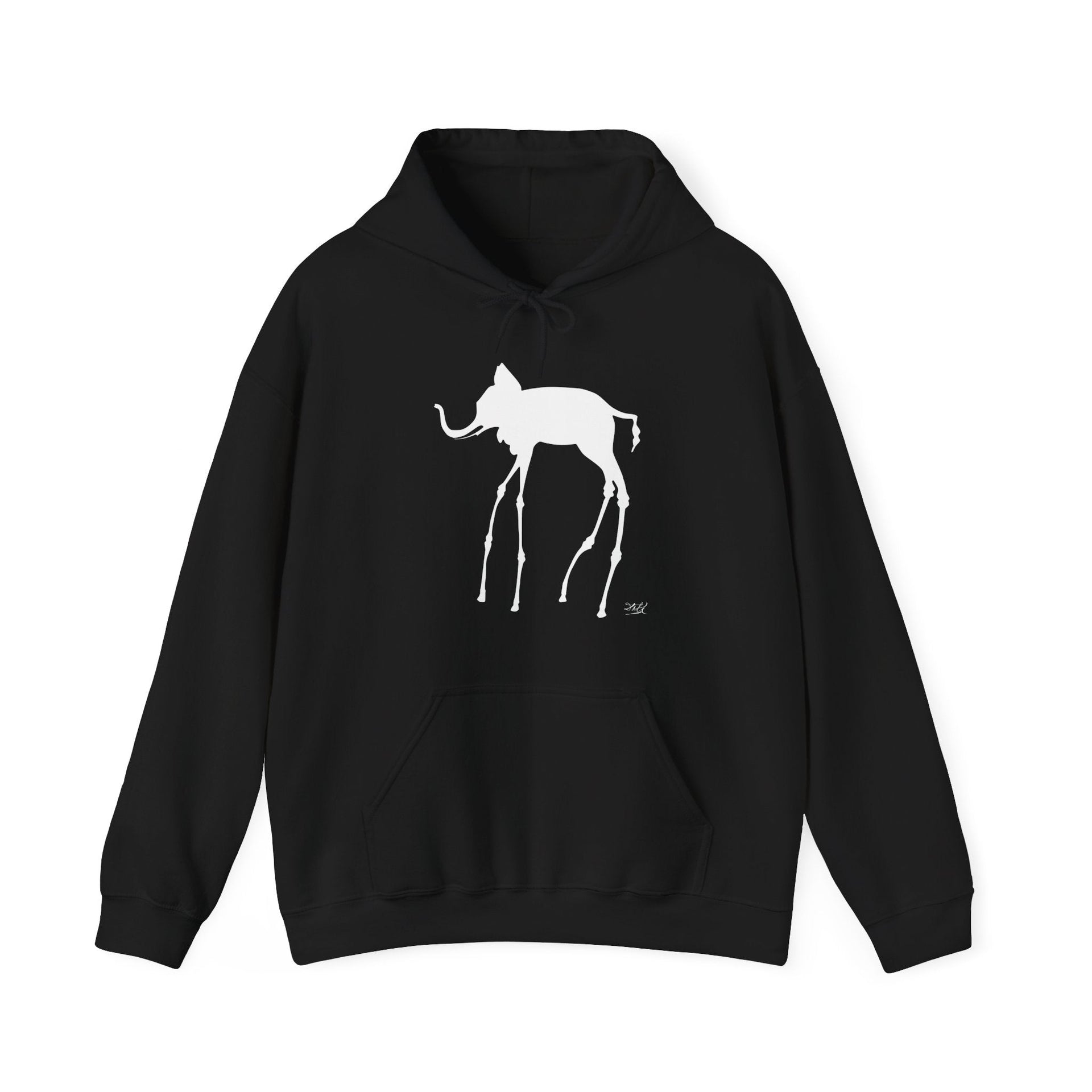Salvador Dali The Elephants (1948) Artwork Hoodie - Greatest Artists - Harvey Ltd