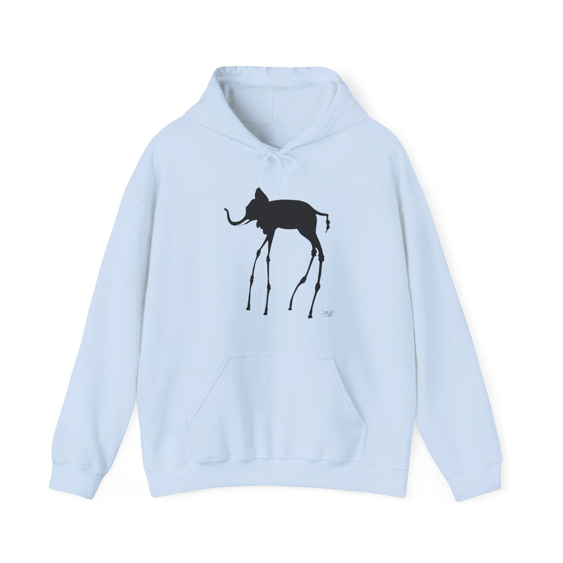 Salvador Dali The Elephants (1948) Artwork Hoodie - Greatest Artists - Harvey Ltd