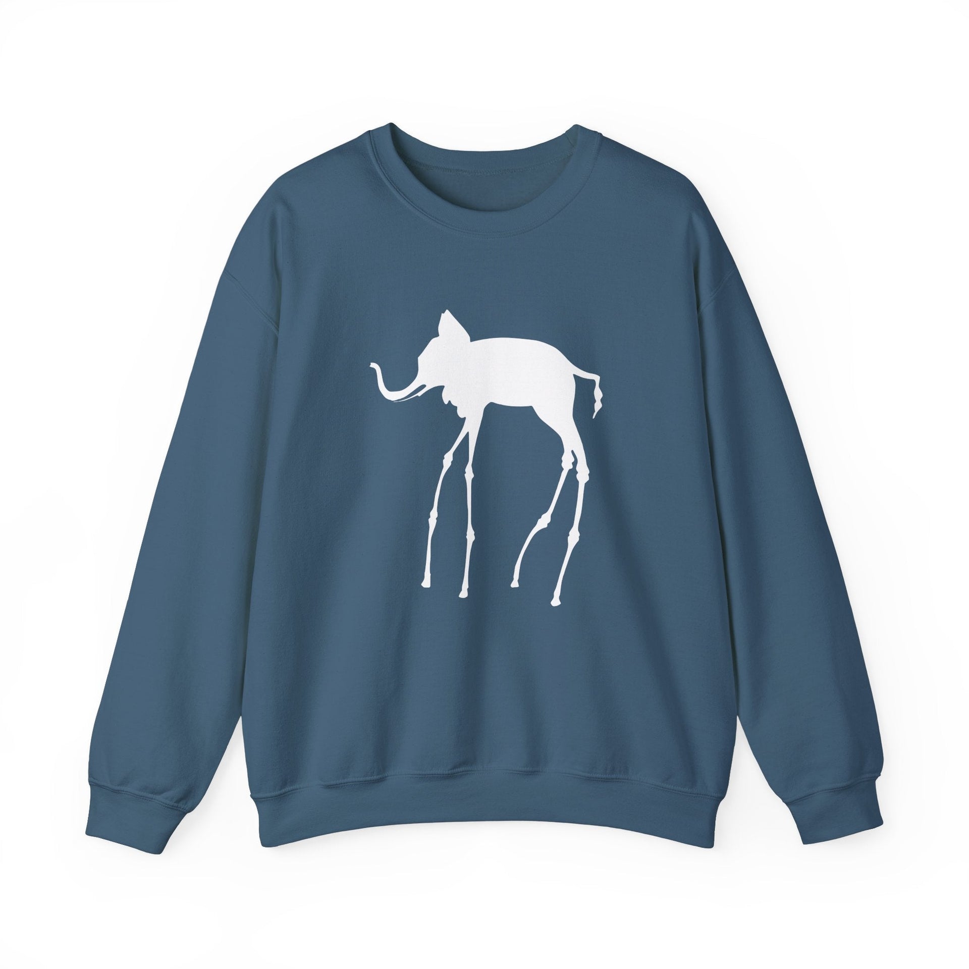 Salvador Dali The Elephants (1948) Artwork Sweatshirt - Greatest Artists - Harvey Ltd