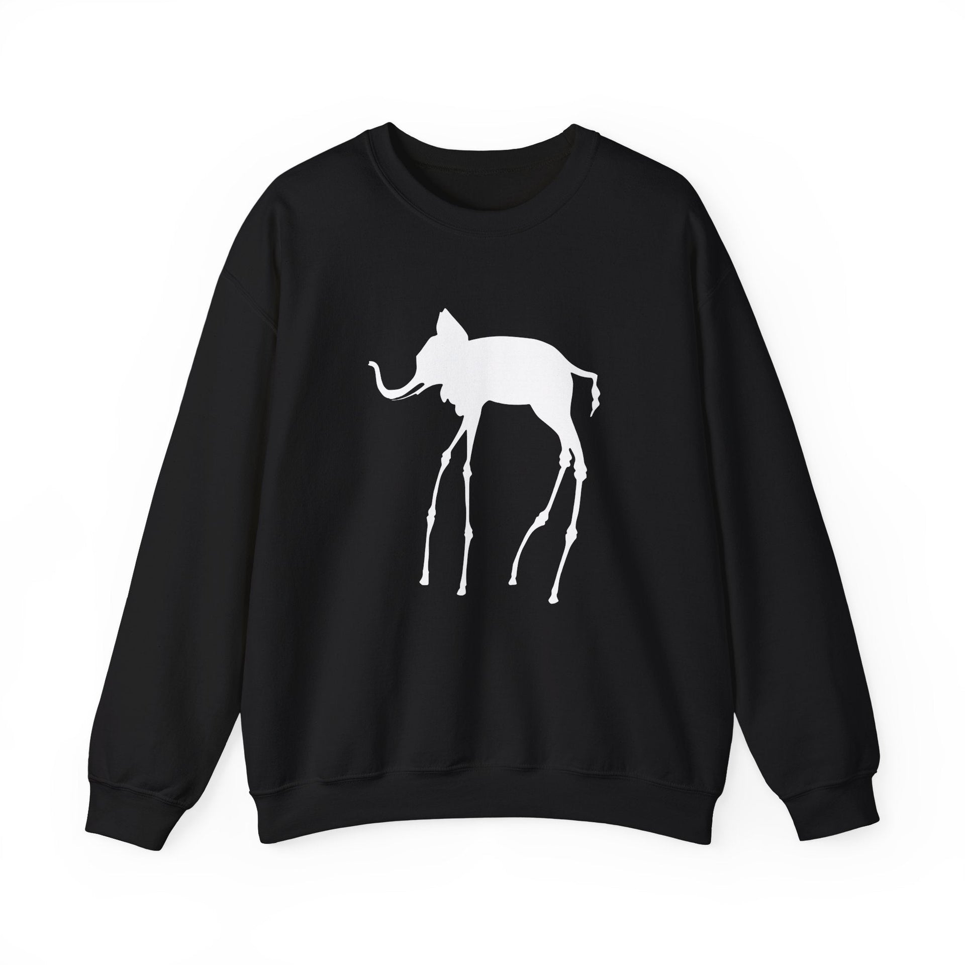 Salvador Dali The Elephants (1948) Artwork Sweatshirt - Greatest Artists - Harvey Ltd
