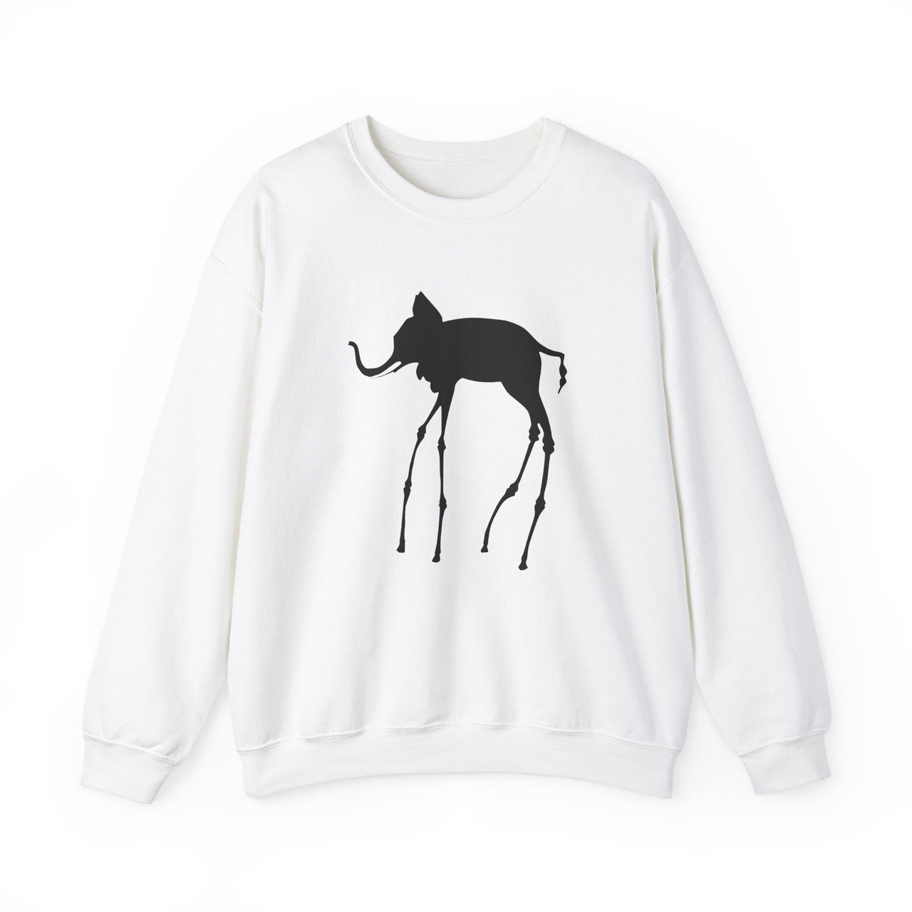 Salvador Dali The Elephants (1948) Artwork Sweatshirt - Greatest Artists - Harvey Ltd