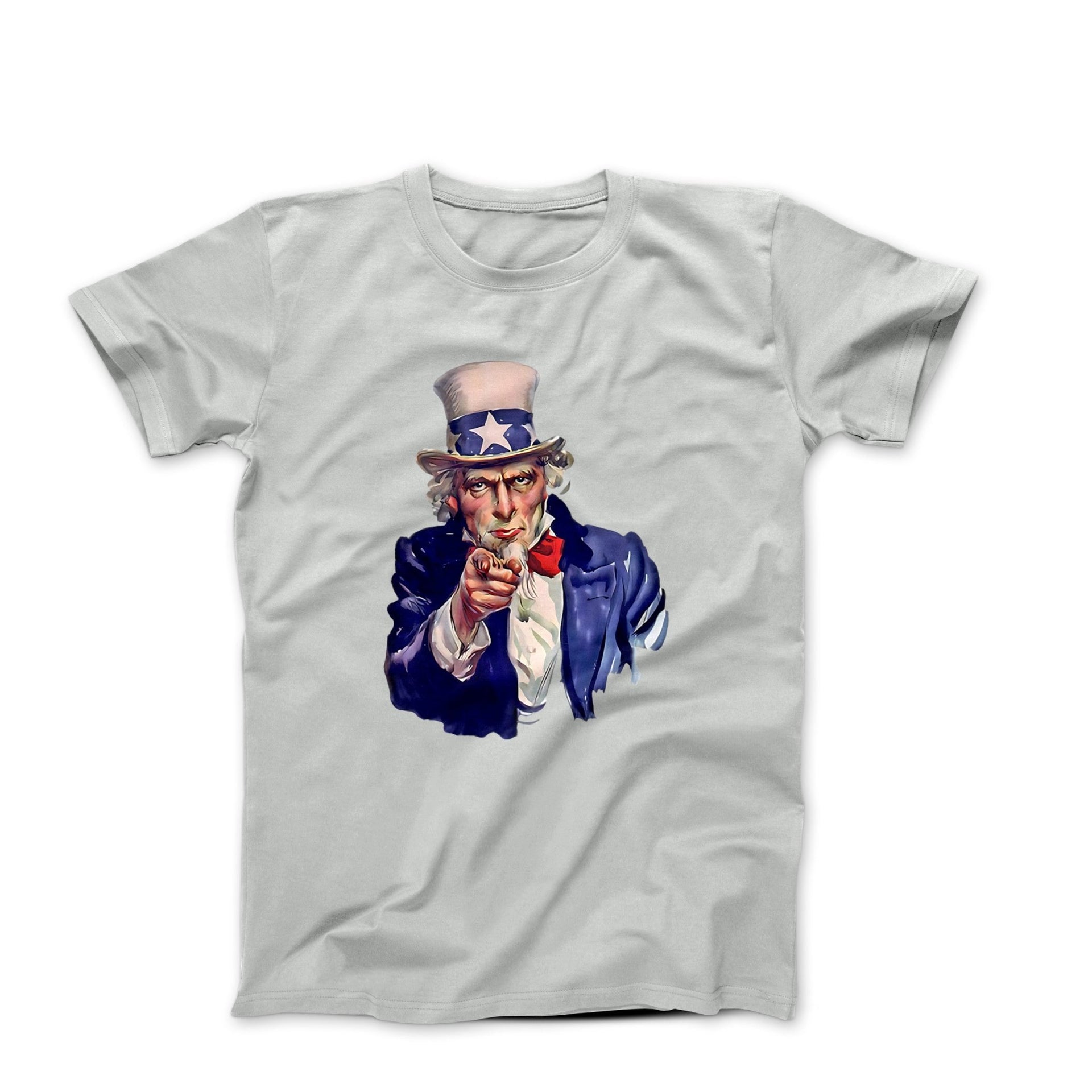 Uncle Sam Watercolor Illustration T-shirt - Movies, TV & Others - Harvey Ltd