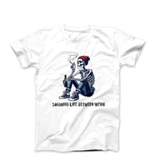 Savoring Life Between Work Illustration T-shirt - Movies, TV & Others - Harvey Ltd