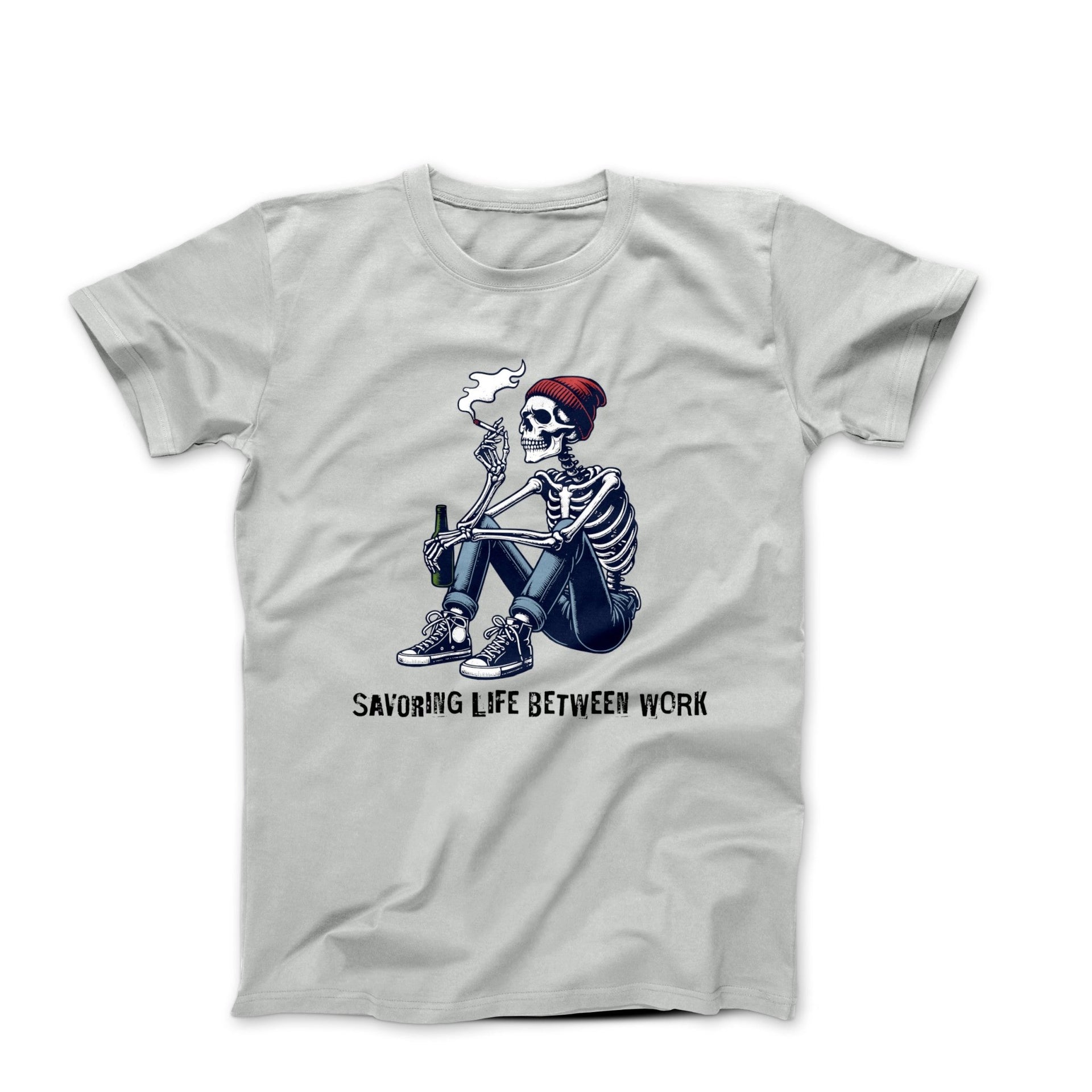 Savoring Life Between Work Illustration T-shirt - Movies, TV & Others - Harvey Ltd