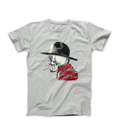 The Smoking Skull Street Art T-shirt - Street, Pop & Media Art - Harvey Ltd