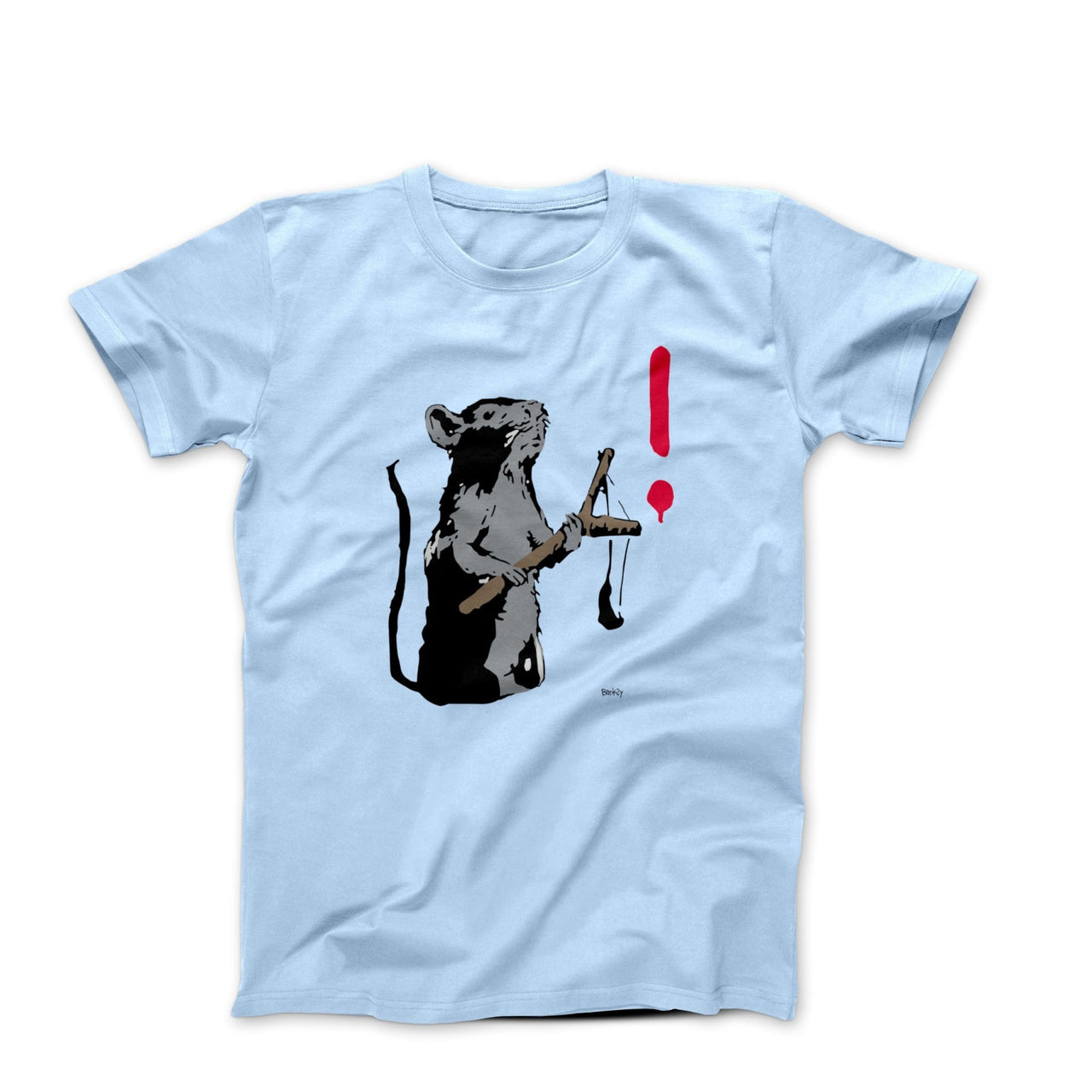 Banksy Sling Shot Rat Street Art T-shirt - Street, Pop & Media Art - Harvey Ltd