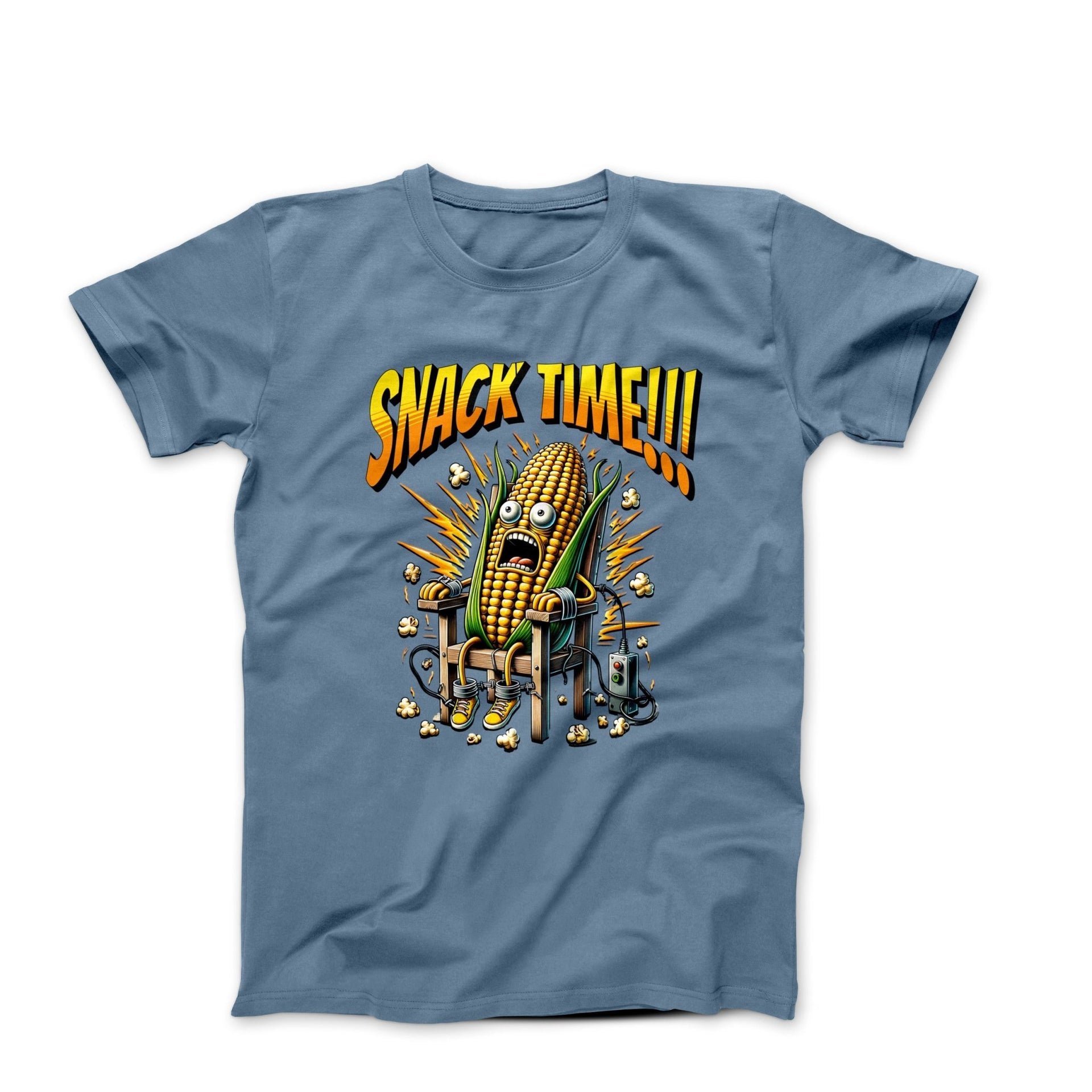 Snack Time Popcorn Illustration T-shirt - Plants, Garden & Food - Harvey Ltd