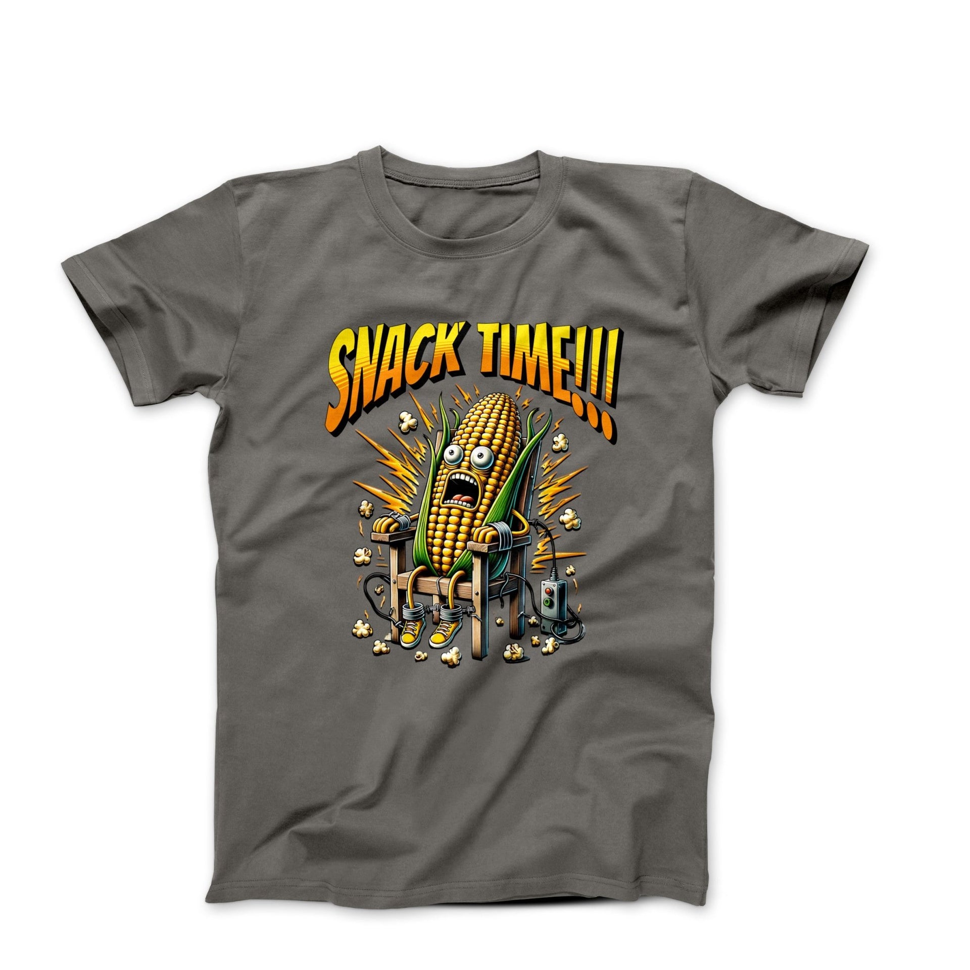Snack Time Popcorn Illustration T-shirt - Plants, Garden & Food - Harvey Ltd