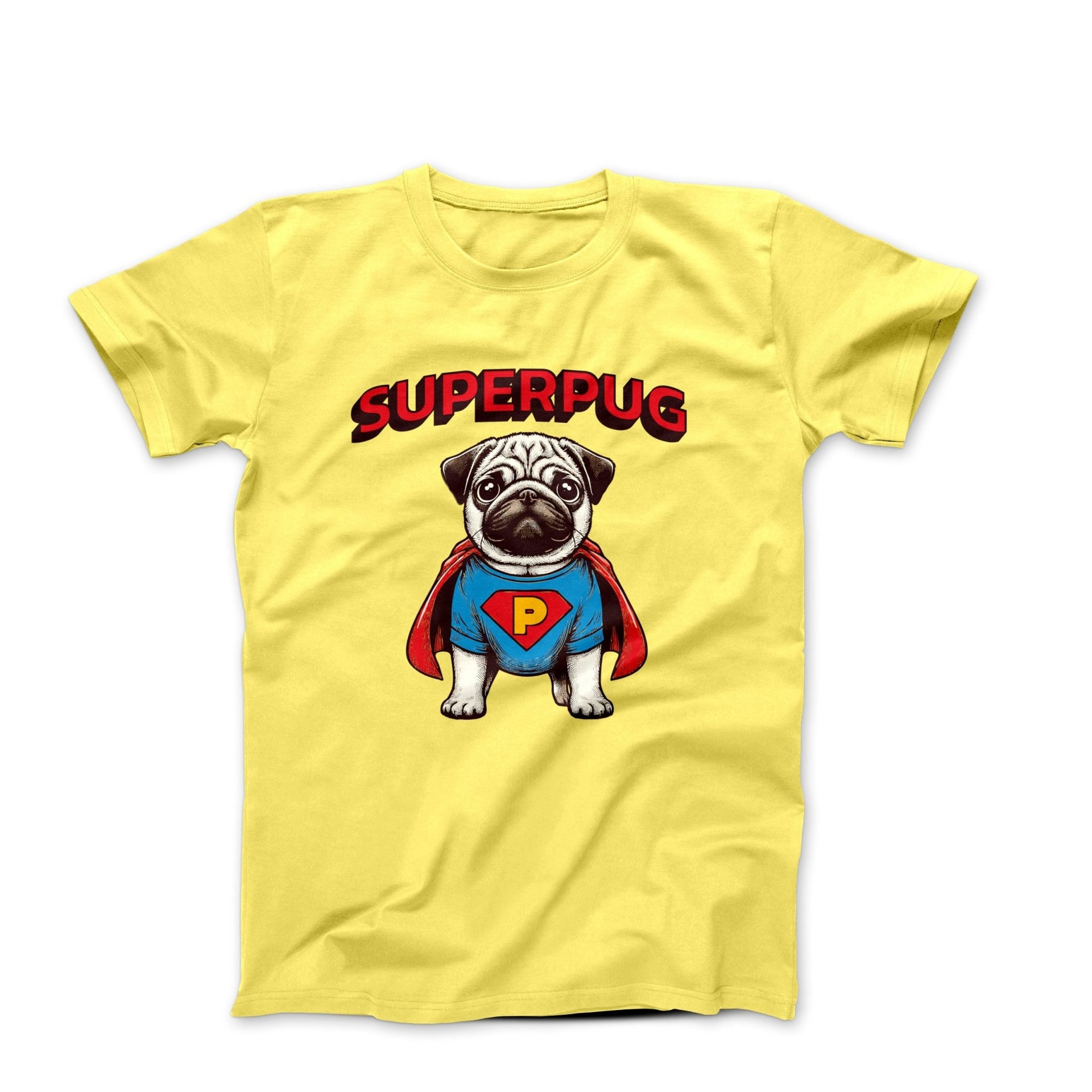 SuperPug Illustration T-shirt - Pets - Harvey Ltd