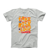 Take The Risk Illustration T-shirt - Movies, TV & Others - Harvey Ltd