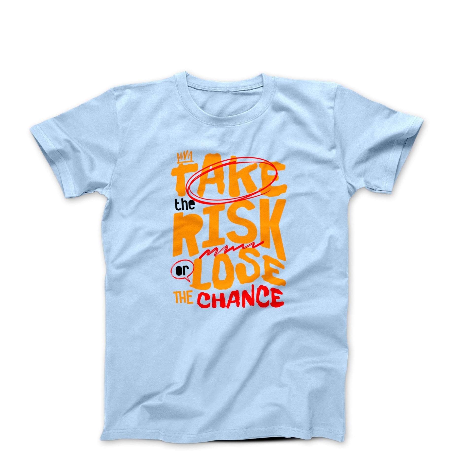 Take The Risk Illustration T-shirt - Movies, TV & Others - Harvey Ltd