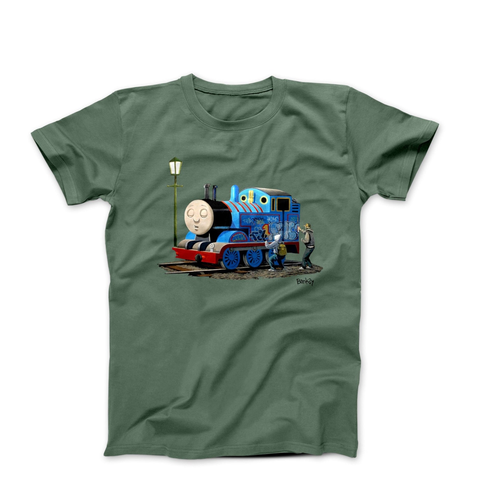 Banksy Tank Graffiti T-shirt - Street, Pop & Media Art - Harvey Ltd