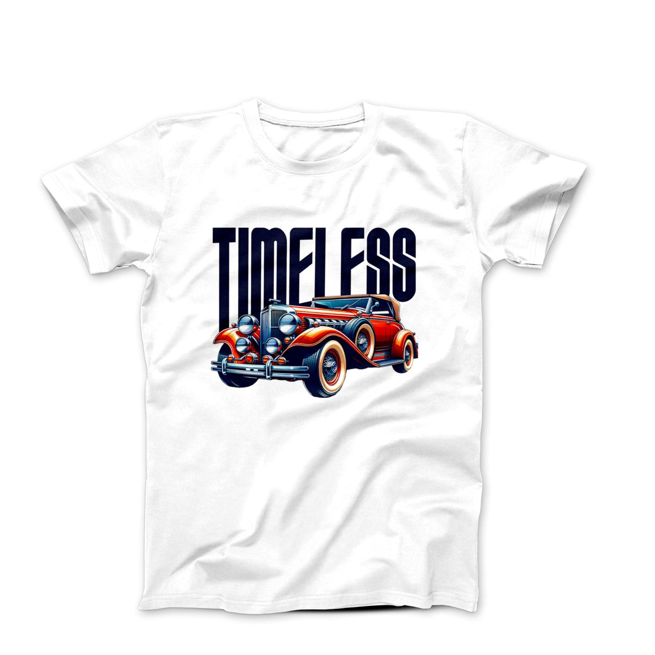 Timeless Classic Car Illustration T-shirt - Cars, Trucks & Cycles - Harvey Ltd