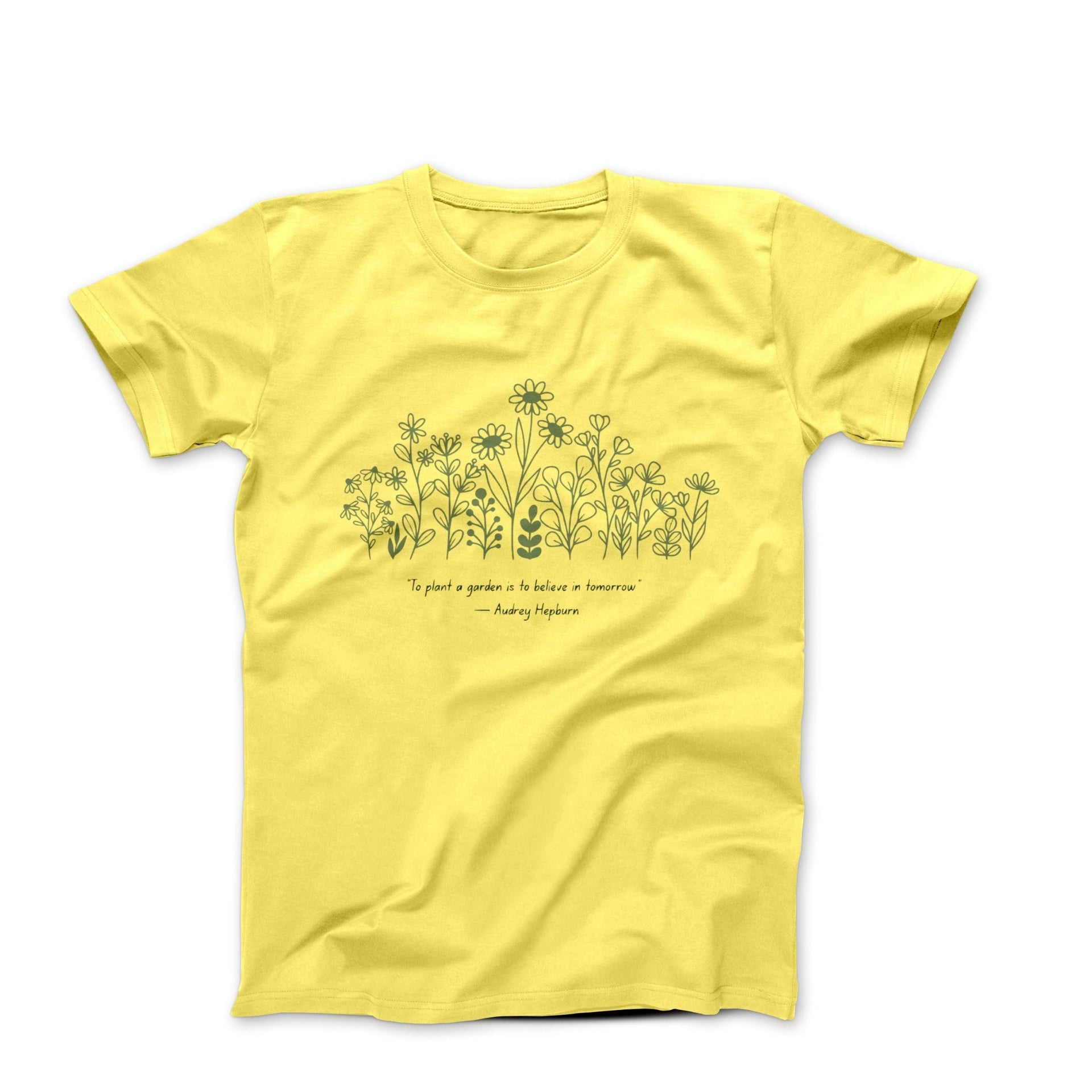 To Plant A Garden Illustration T-shirt - Plants, Garden & Food - Harvey Ltd